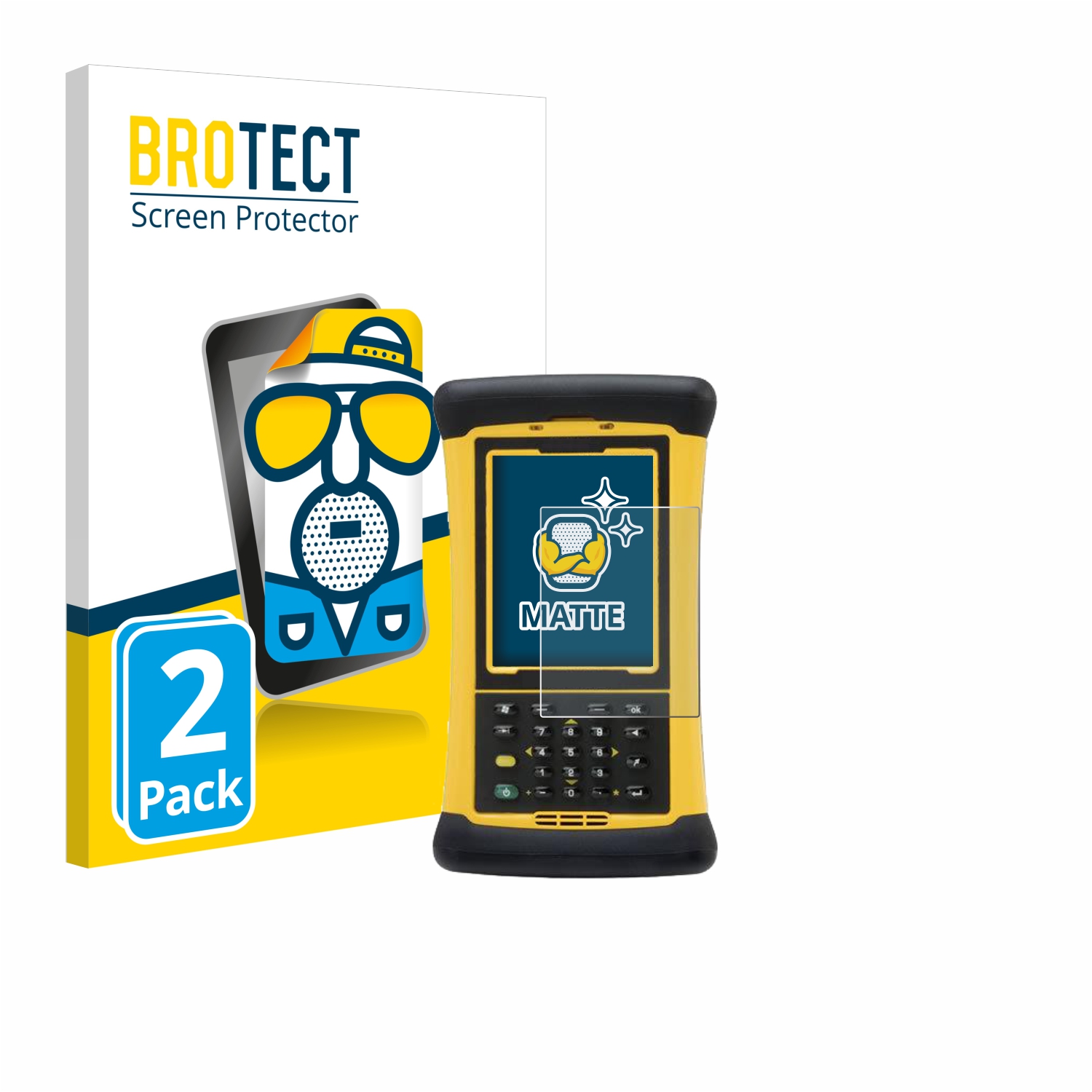 2x BROTECT Entspiegelungs-Folie pro Trimble Nomad 1050XE
