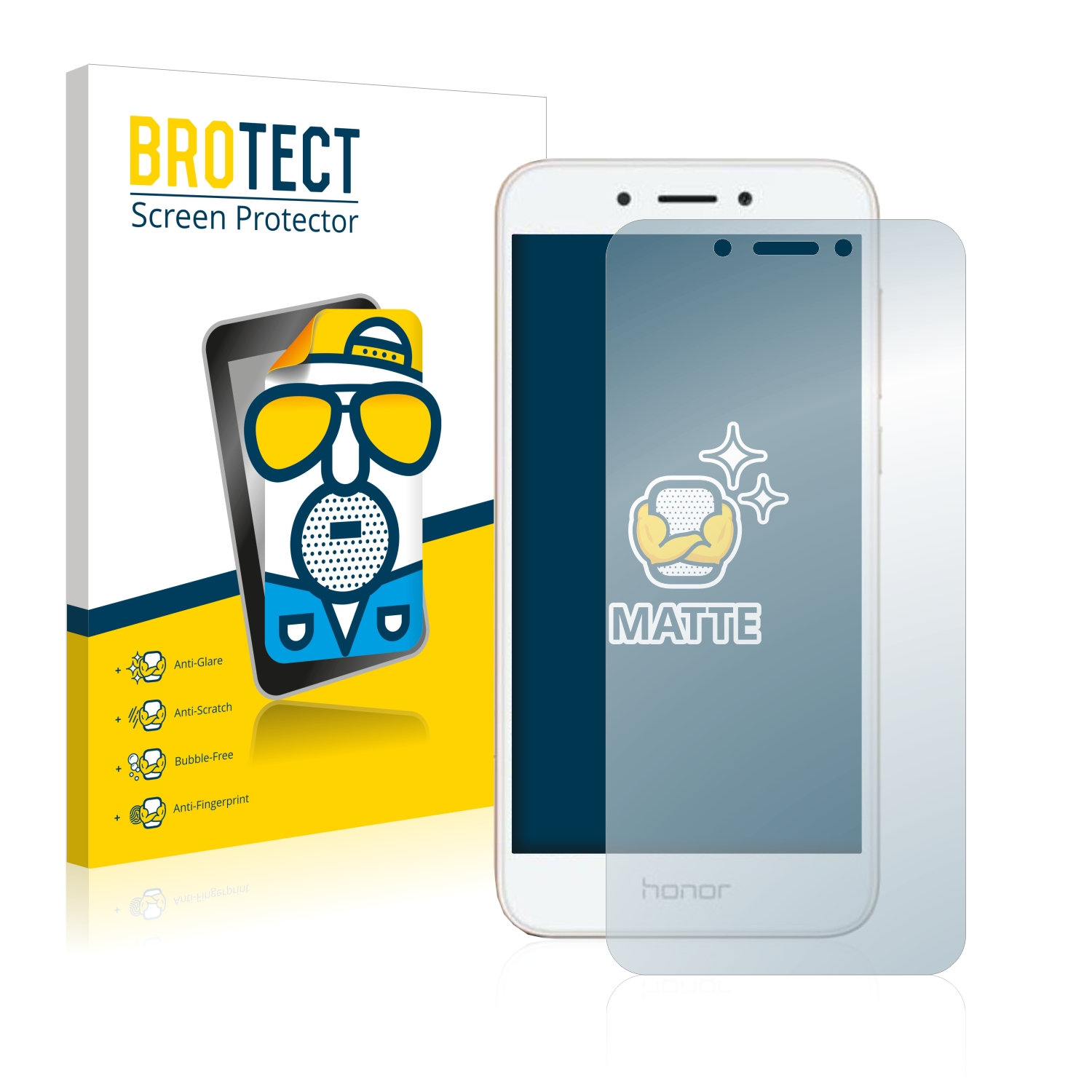 2x BROTECT Entspiegelungs-Folie pro Honor 6A