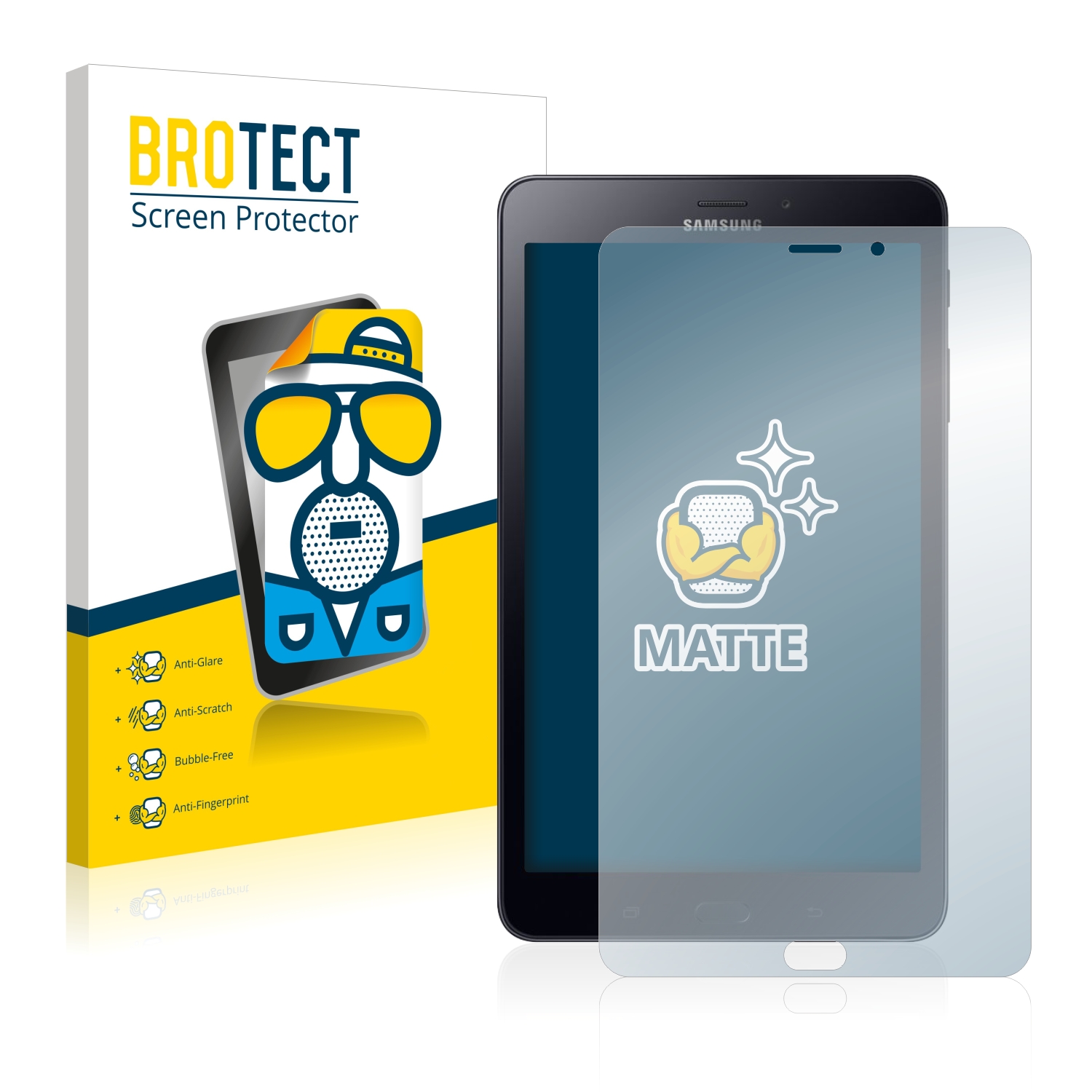 2x BROTECT Entspiegelungs-Folie pro Samsung Galaxy Tab A 8.0 2017