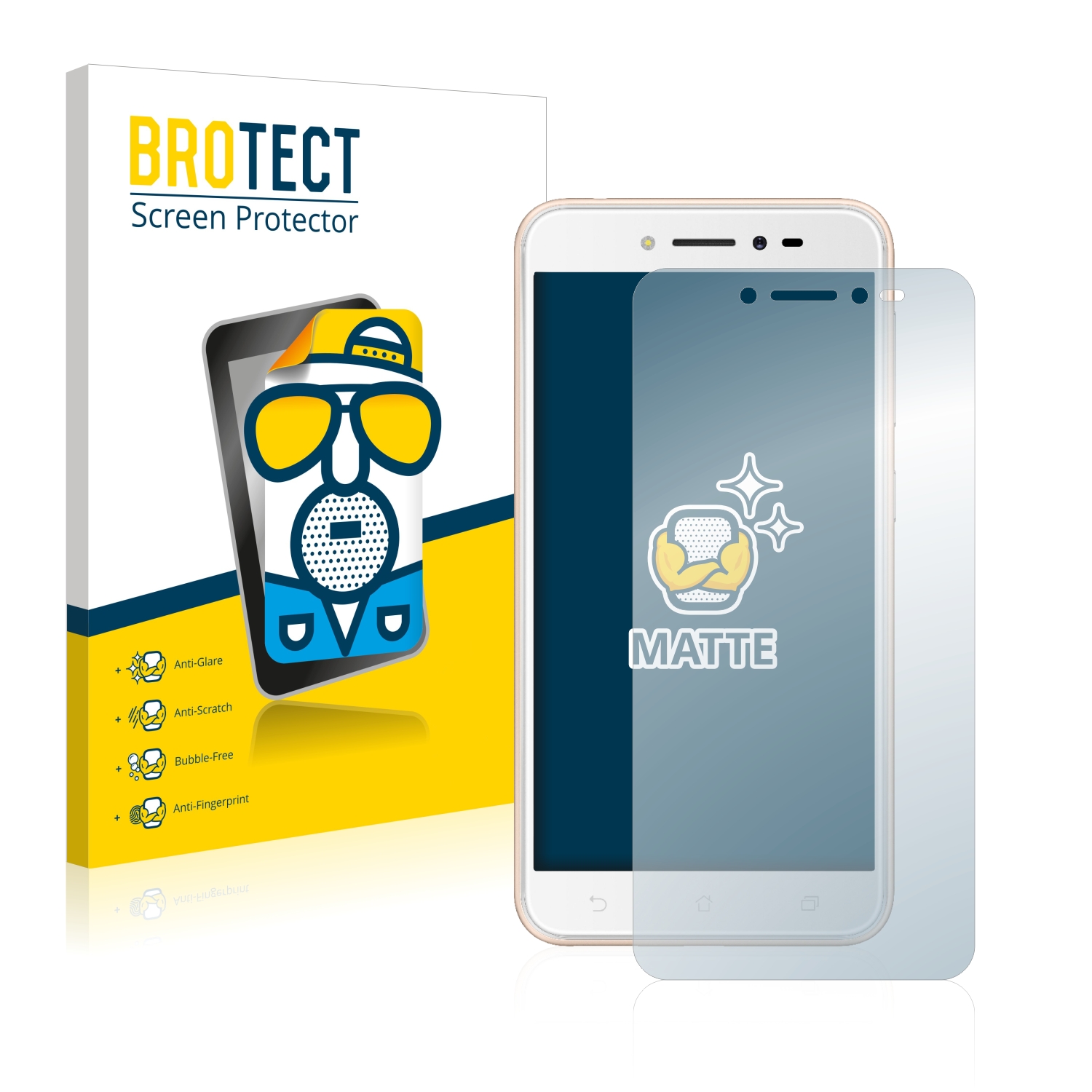 2x BROTECT Entspiegelungs-Folie pro ASUS ZenFone Live ZB501KL