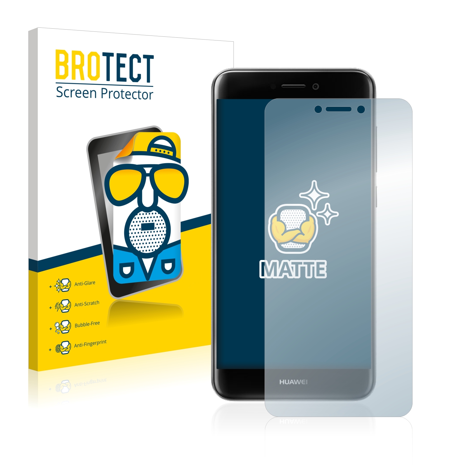 2x BROTECT Entspiegelungs-Folie pro Huawei P9 Lite (2017)