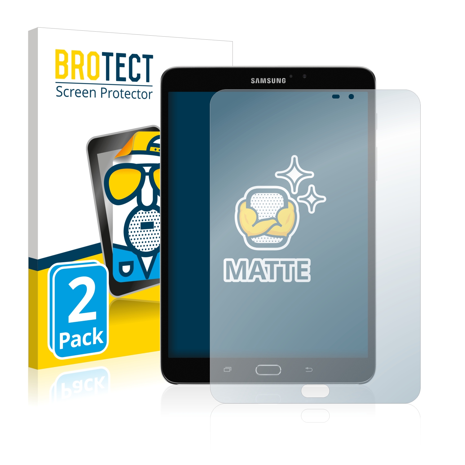 2x BROTECT Entspiegelungs-Folie pro Samsung Galaxy Tab Tab S2 8.0 WiFi