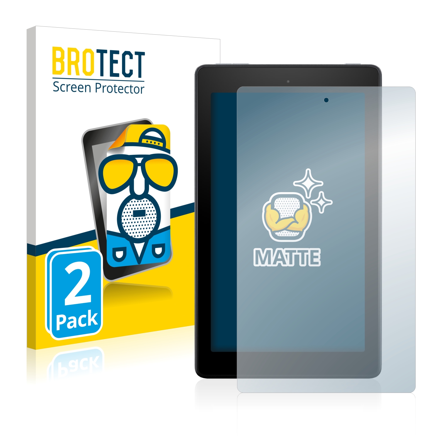 2x BROTECT Entspiegelungs-Folie pro Amazon Fire 7 2017