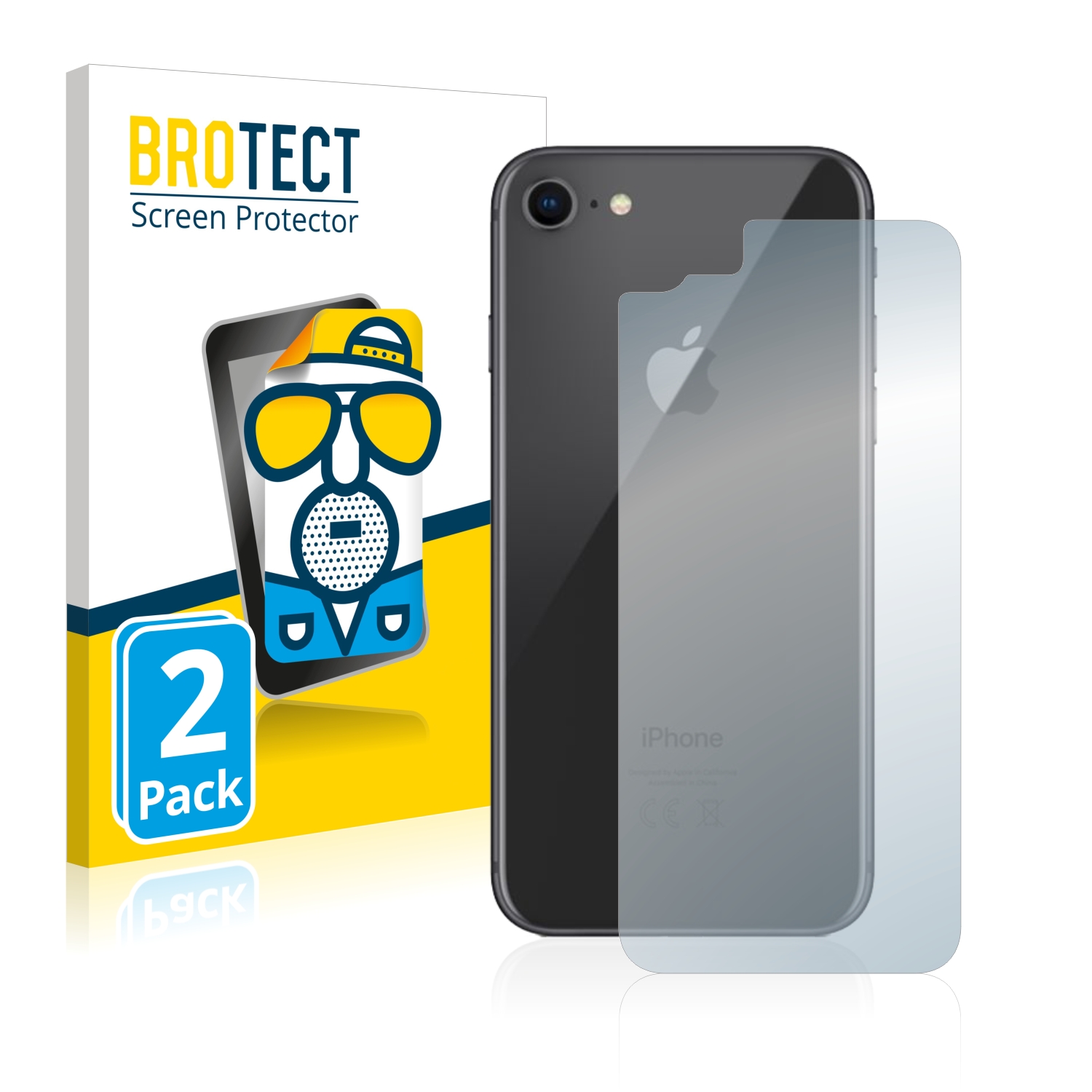 2x BROTECT Entspiegelungs-Folie pro Apple iPhone 8 (zadní strana)