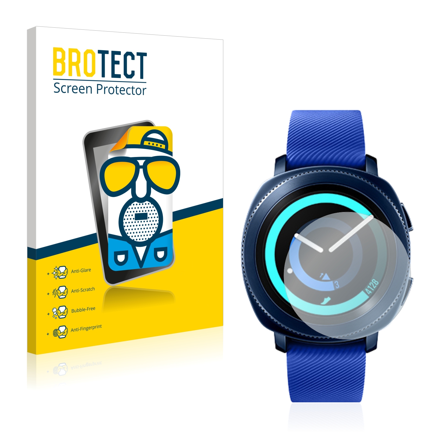 2x BROTECT Entspiegelungs-Folie pro Samsung Gear Sport