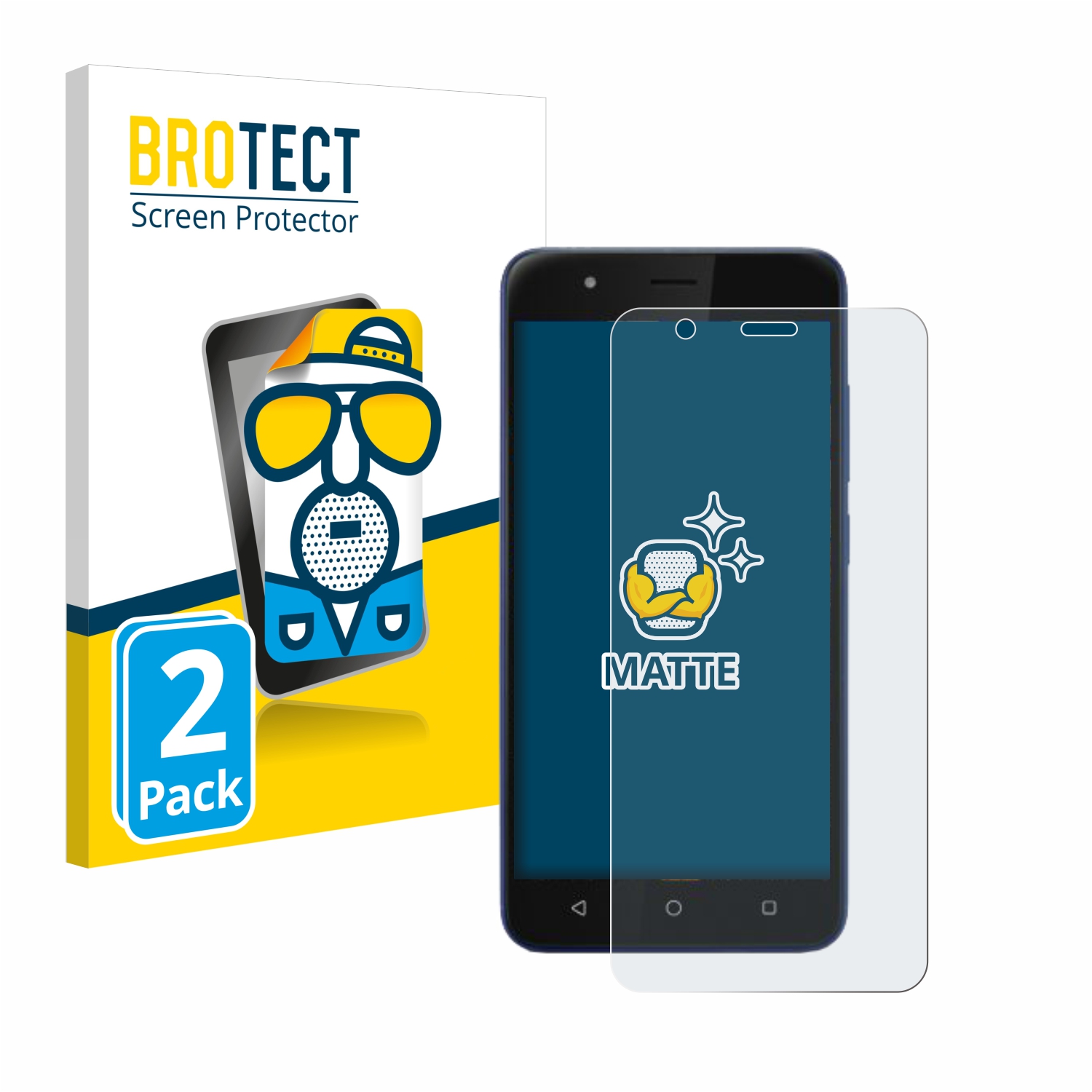 2x BROTECT Entspiegelungs-Folie pro Gigaset GS270 plus