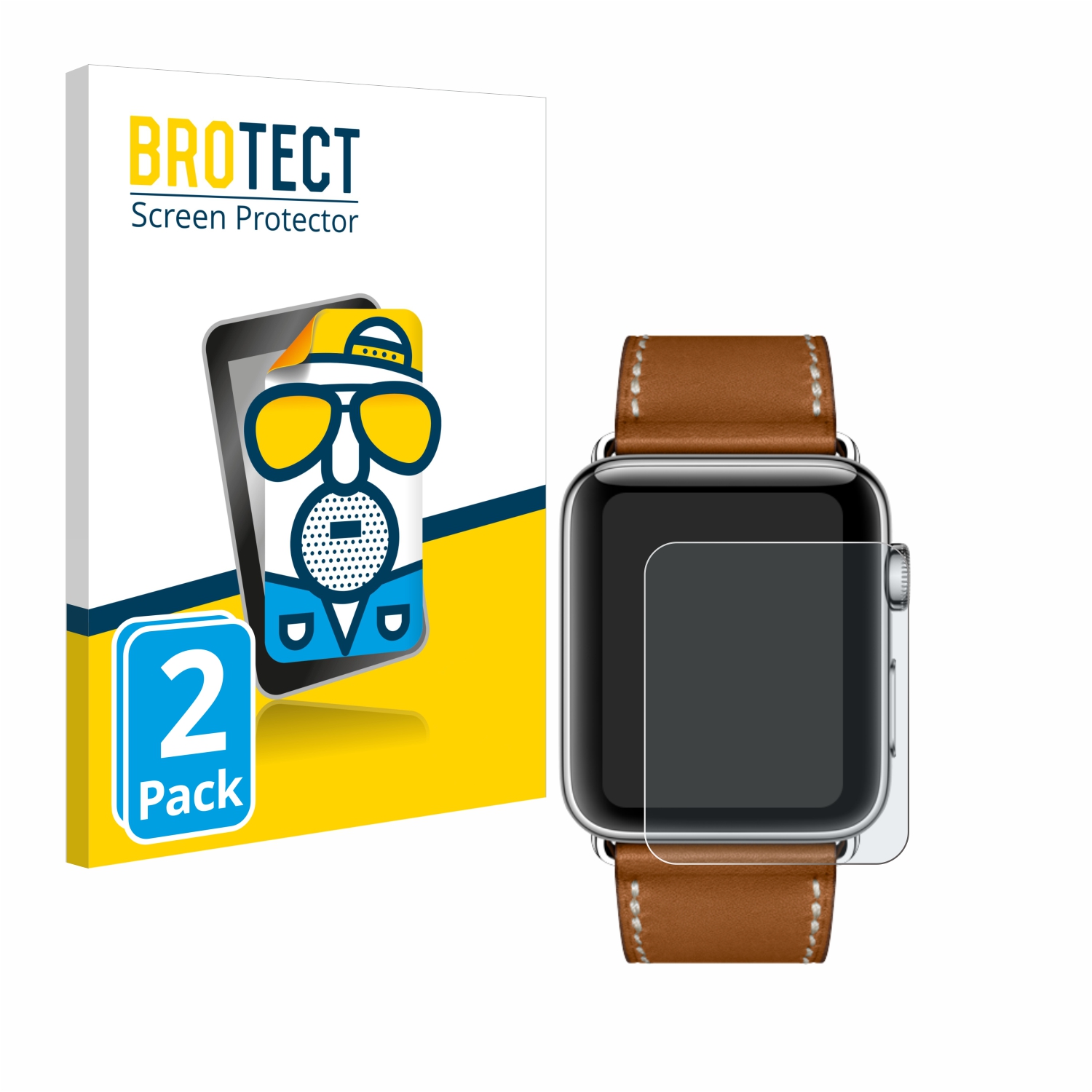2x BROTECT Entspiegelungs-Folie pro Apple Watch Hermčs Series 3 (42 mm)
