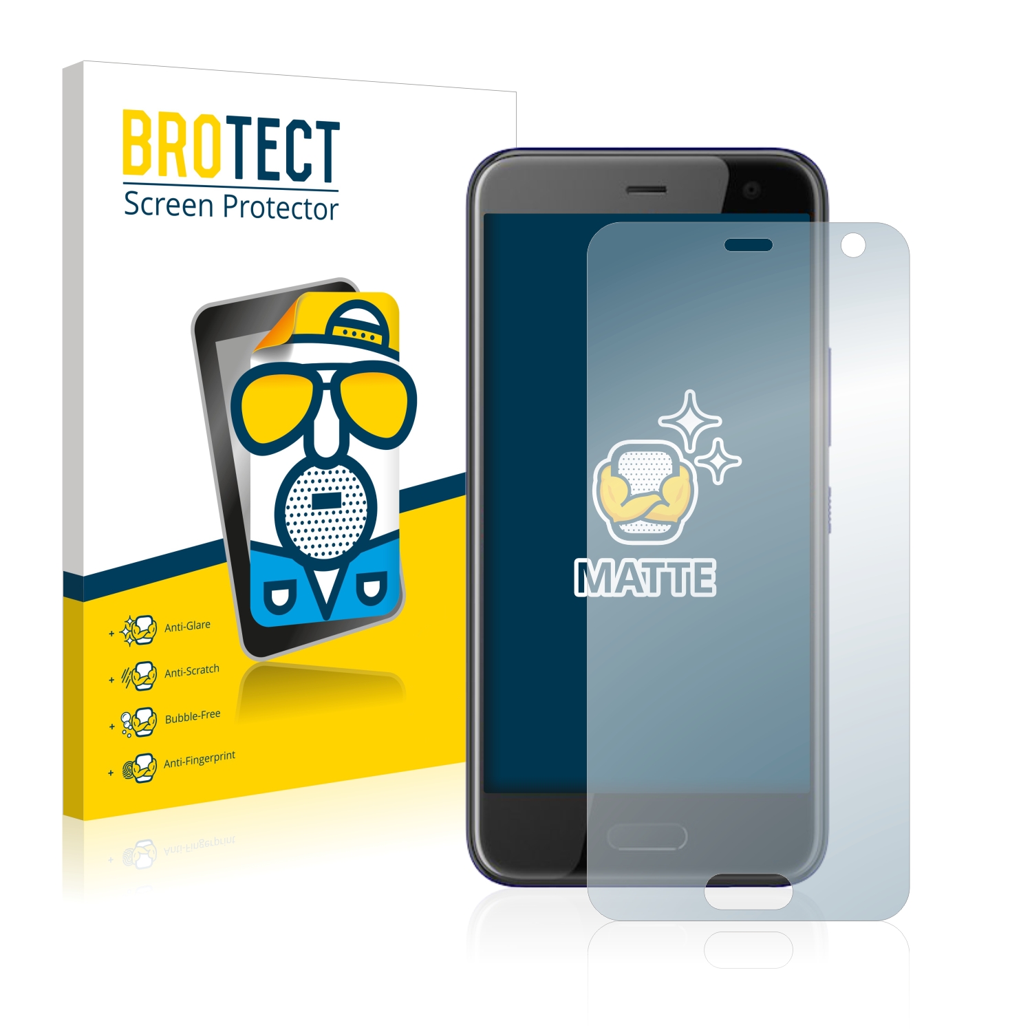 2x BROTECT Entspiegelungs-Folie pro HTC U11 Life