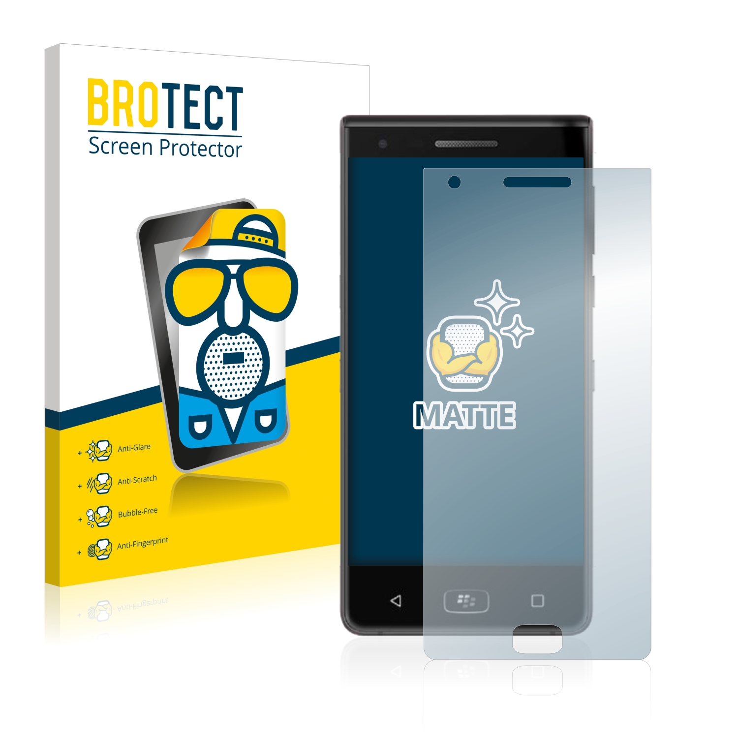 2x BROTECT Entspiegelungs-Folie pro BlackBerry Motion 2017