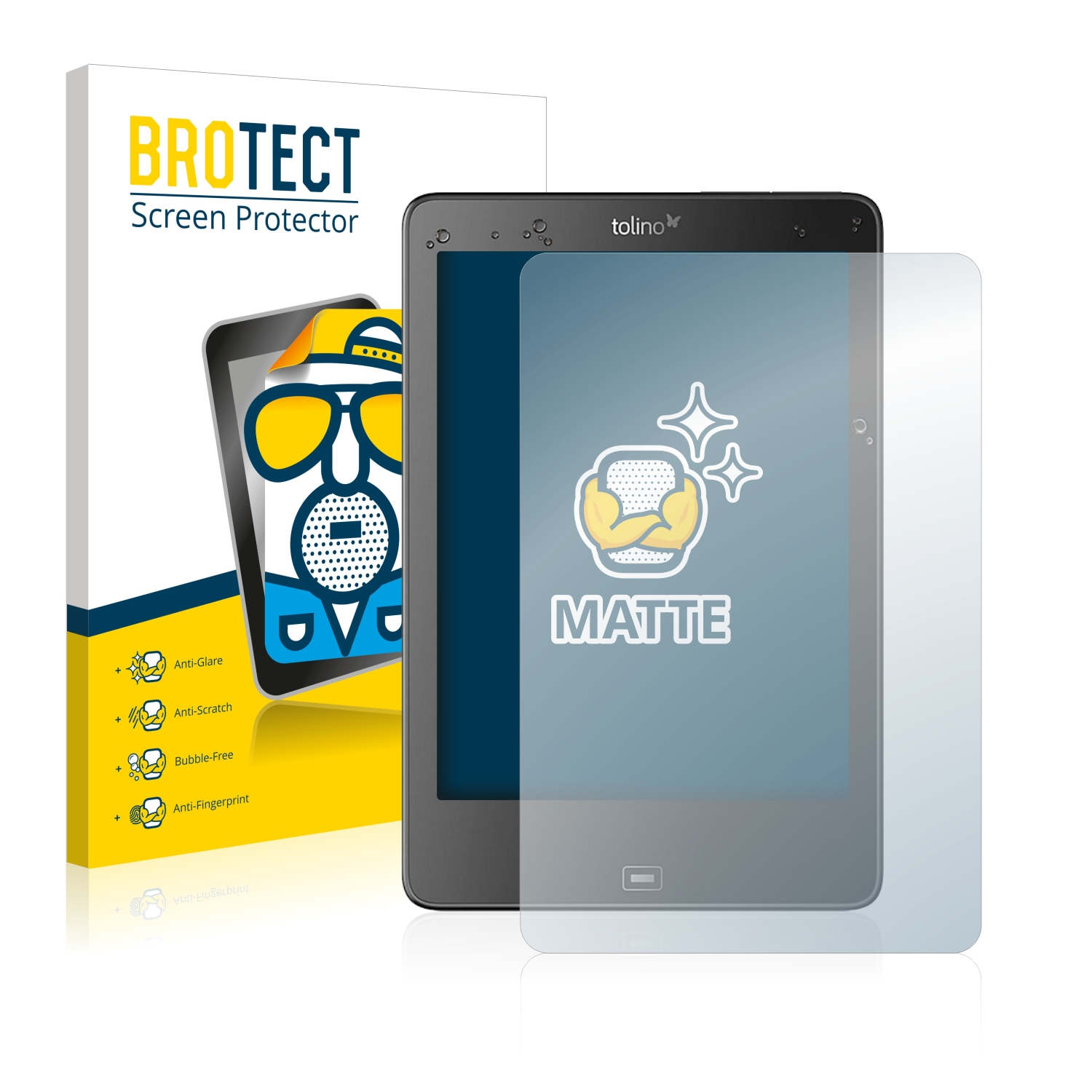 2x BROTECT Entspiegelungs-Folie pro Tolino Epos