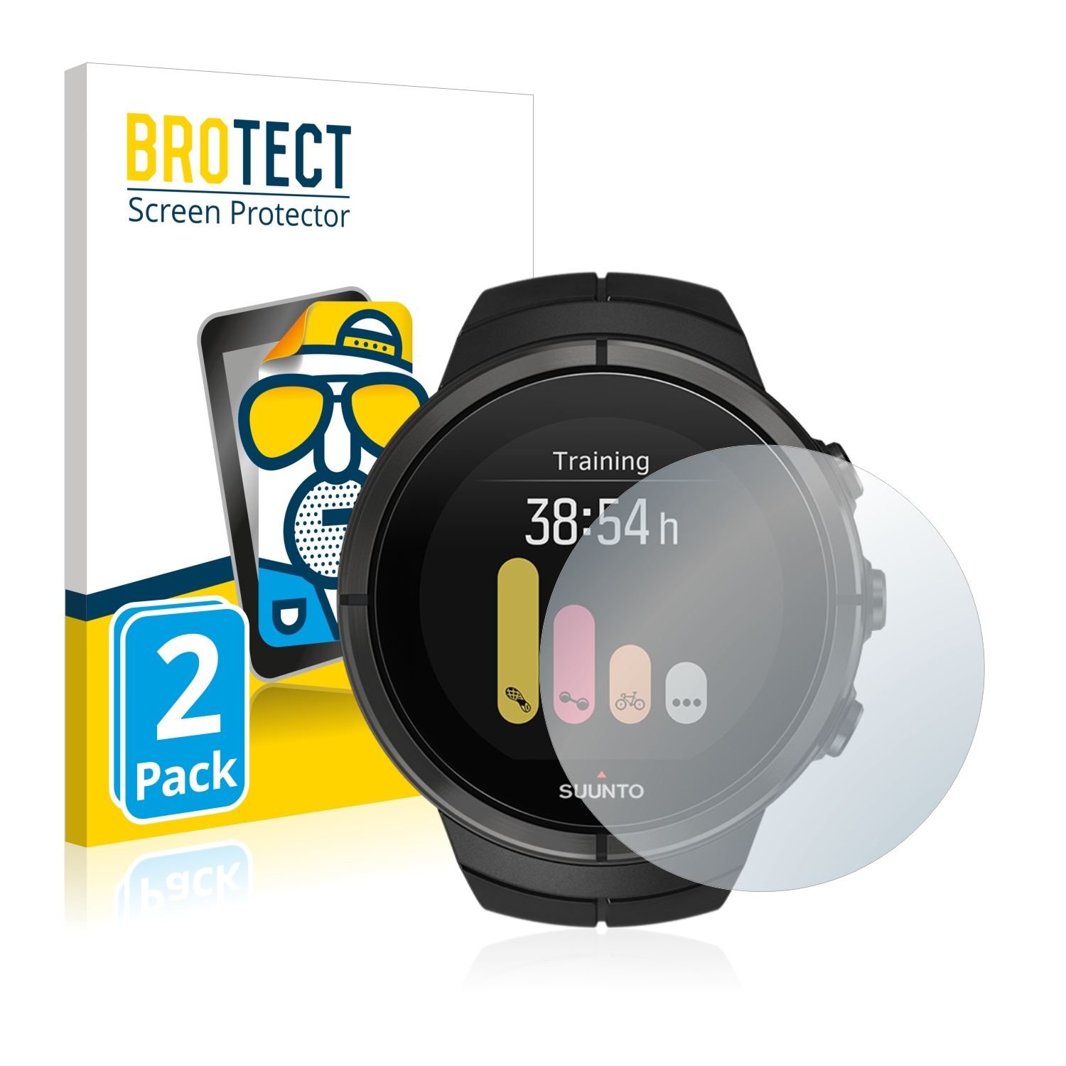 2x BROTECT Entspiegelungs-Folie pro Suunto Spartan Ultra