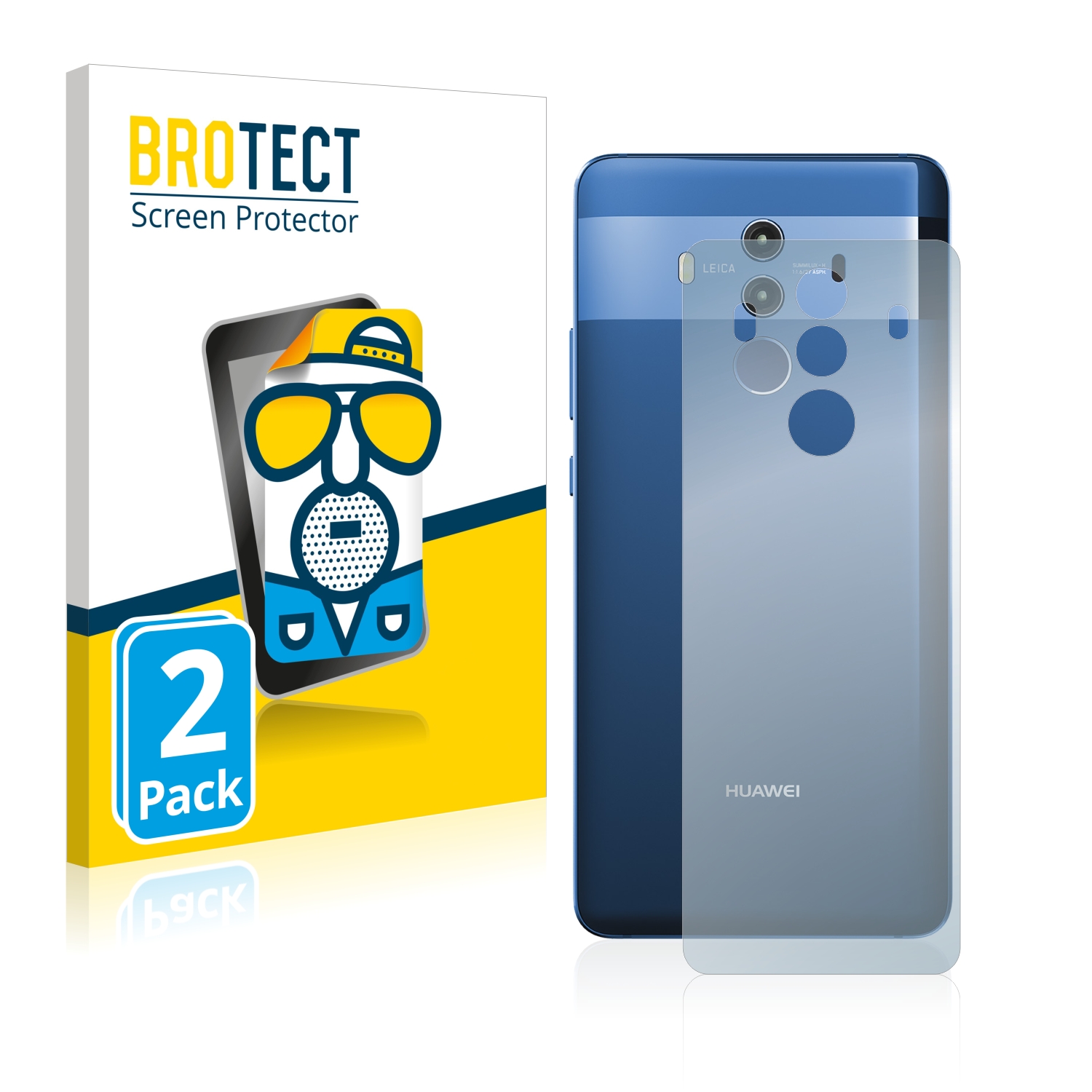 2x BROTECT Entspiegelungs-Folie pro Huawei Mate 10 Pro (zadní strana)