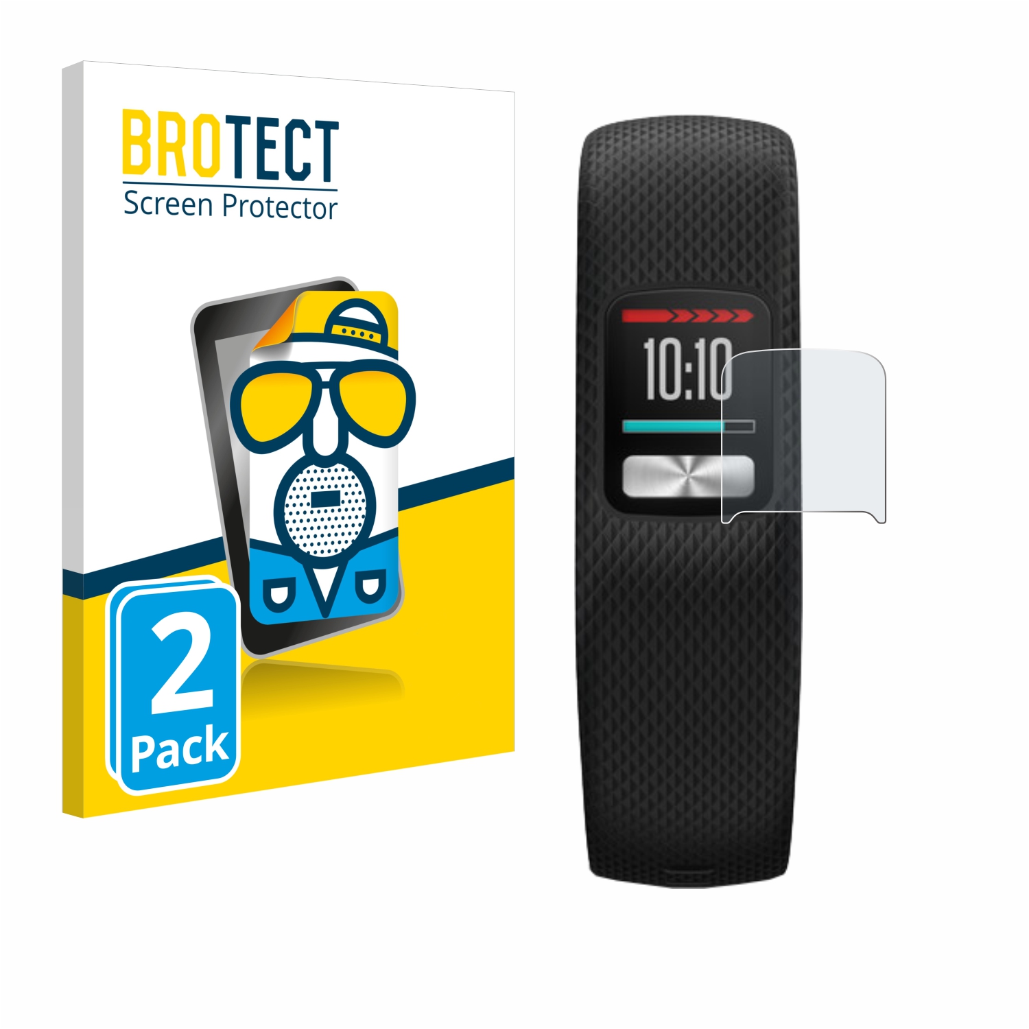 2x BROTECT Entspiegelungs-Folie pro Garmin Vivofit 4