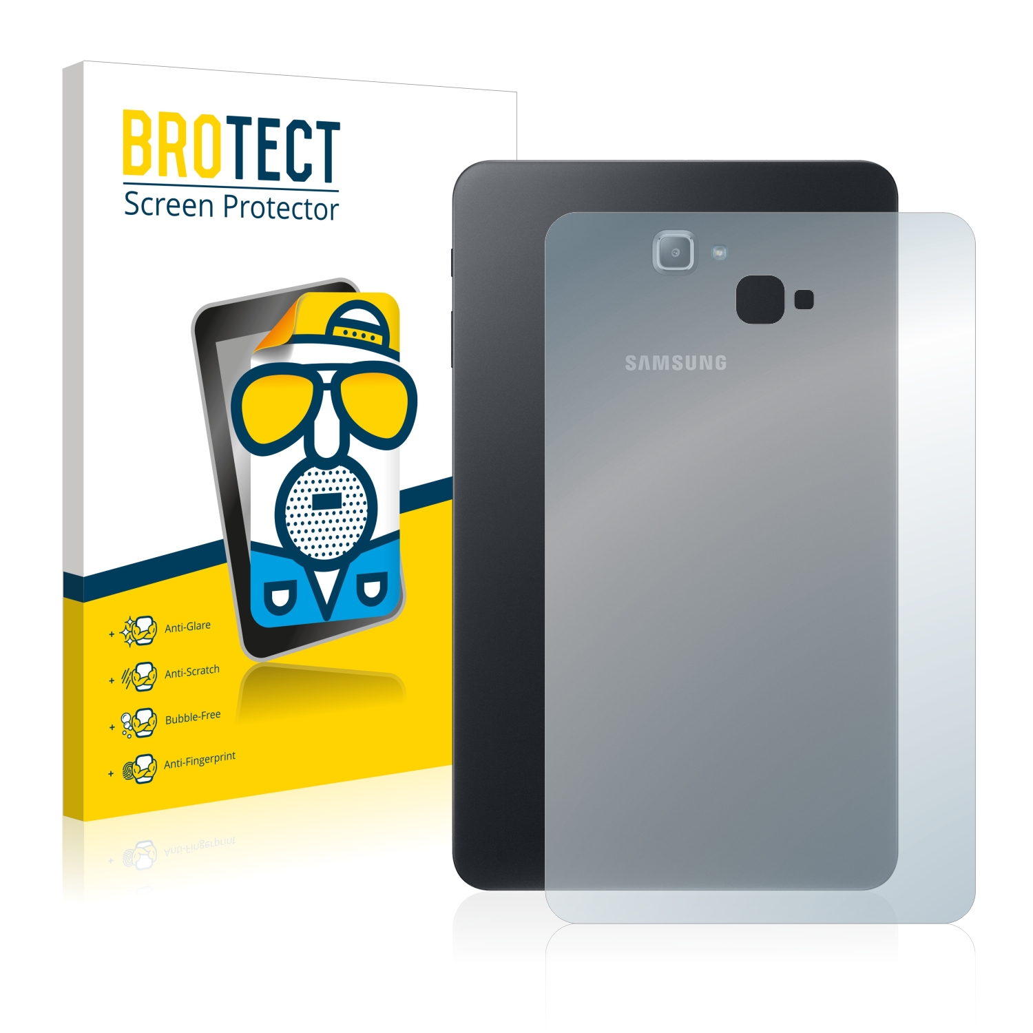 2x BROTECT Entspiegelungs-Folie pro Samsung Galaxy Tab A 10.1 SM-T585 2016 (zadní strana)