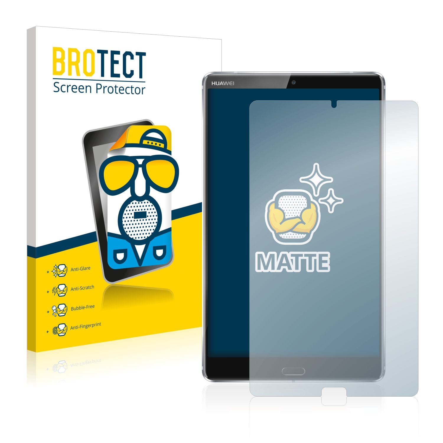 2x BROTECT Entspiegelungs-Folie pro Huawei MediaPad M5 8.4