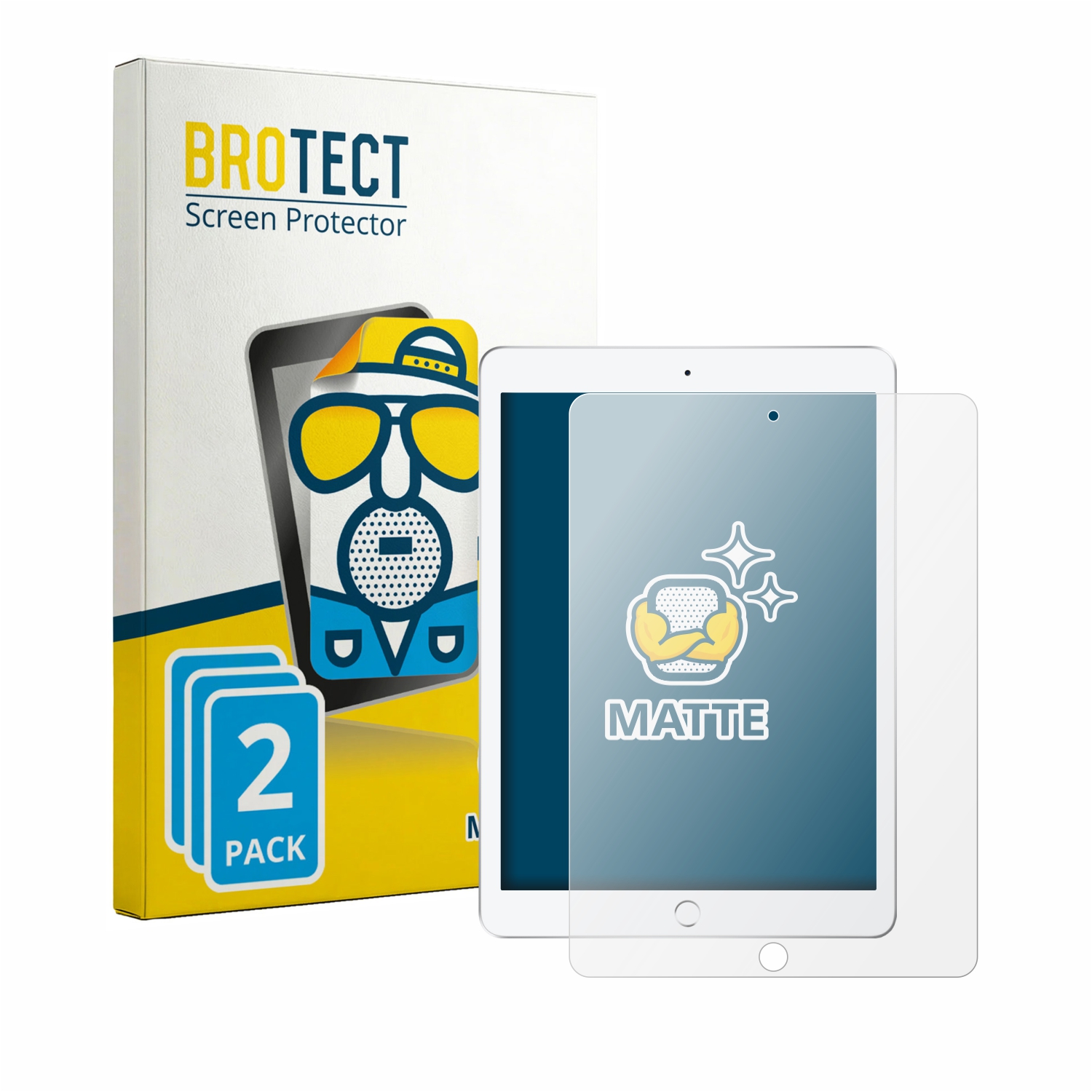 2x BROTECT Entspiegelungs-Folie pro Apple iPad 9.7 2018 (6. Gen.)