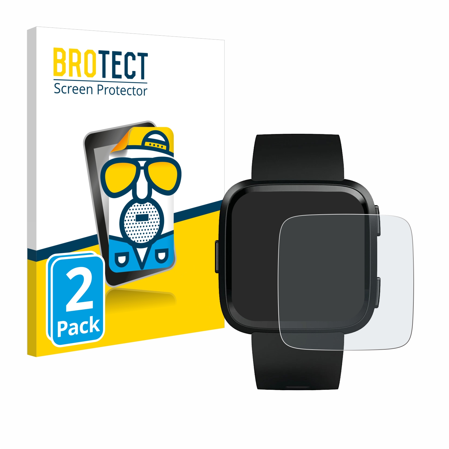 2x BROTECT Entspiegelungs-Folie pro Fitbit Versa
