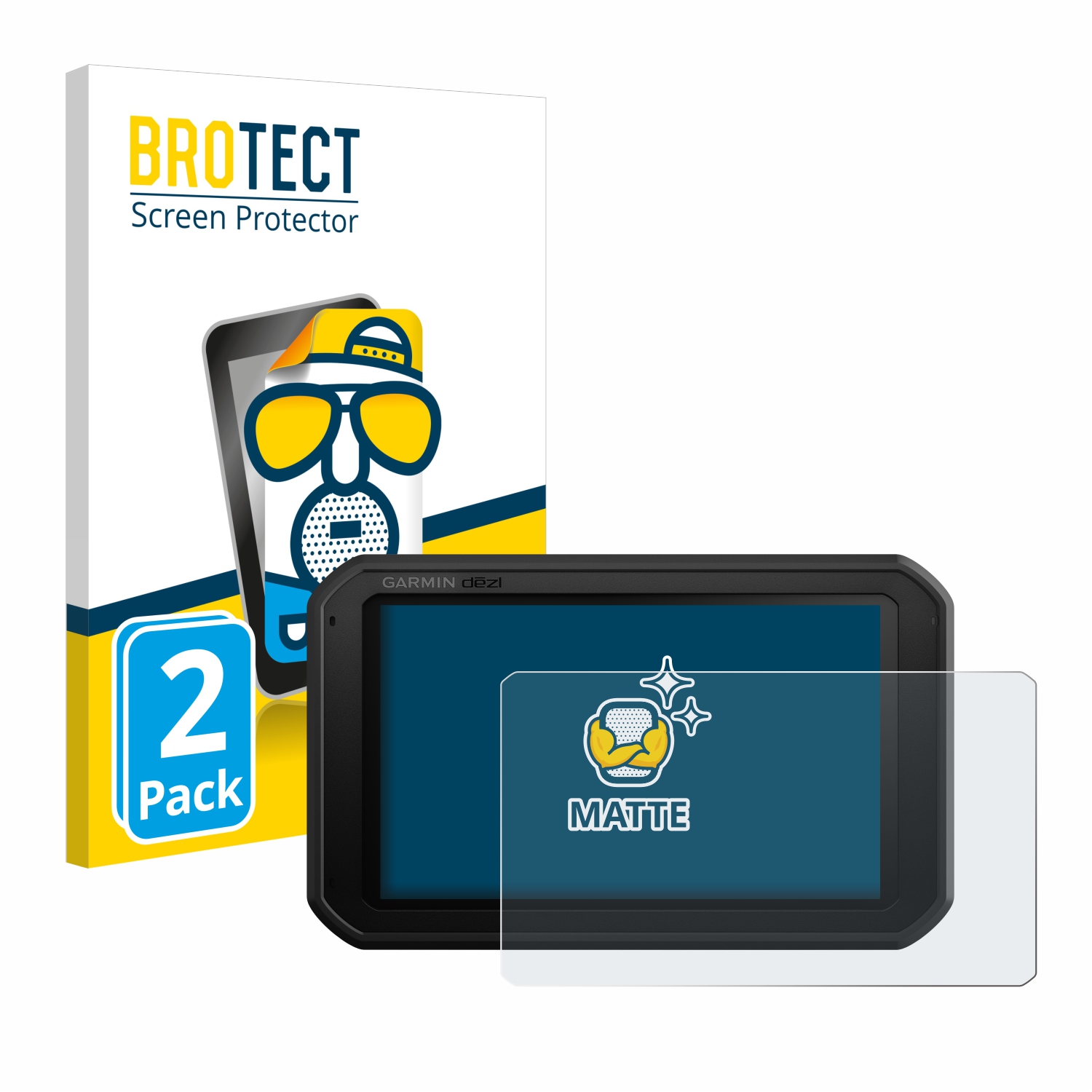 2x BROTECT Entspiegelungs-Folie pro Garmin dezl 780 LMT-D