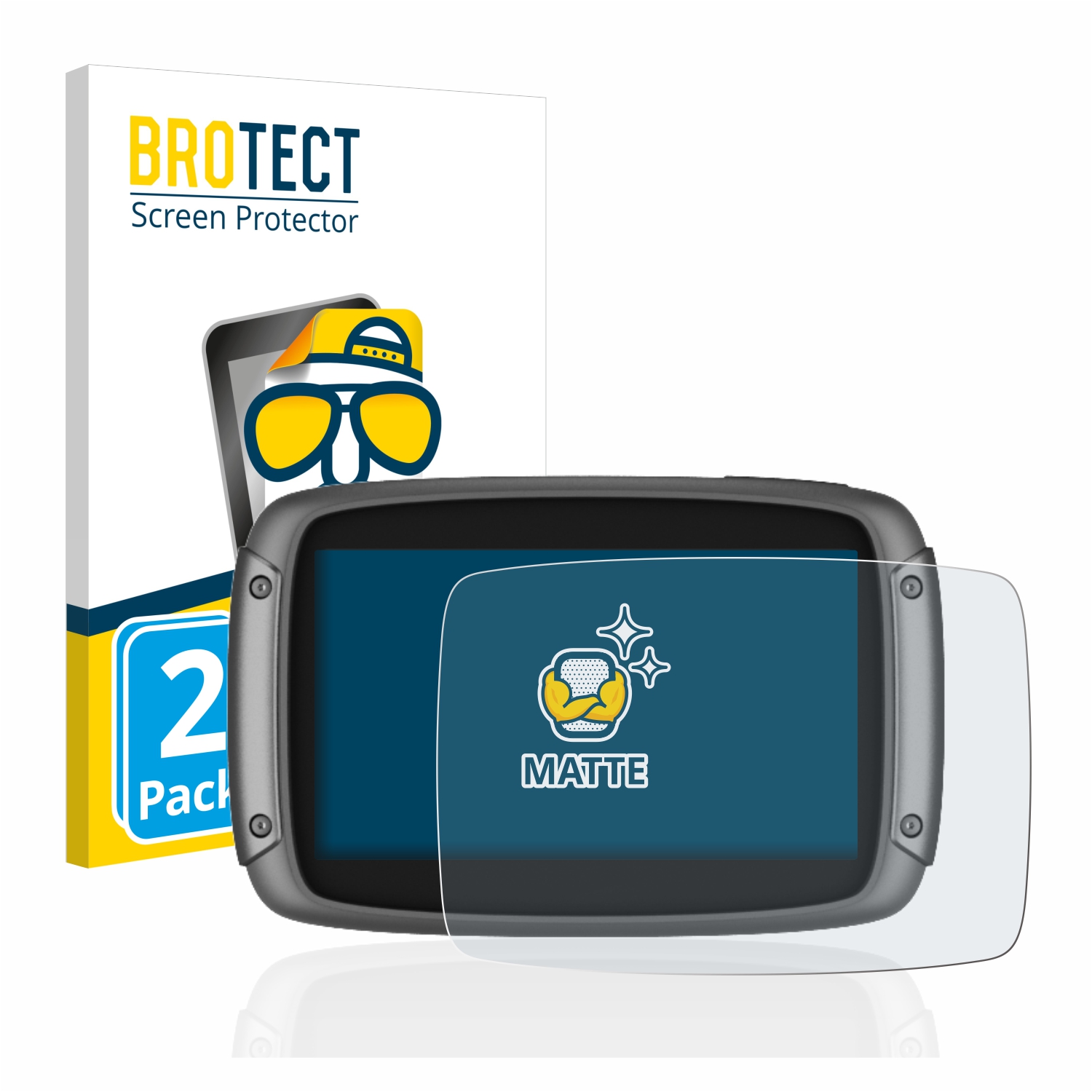 2x BROTECT Entspiegelungs-Folie pro TomTom Rider 550