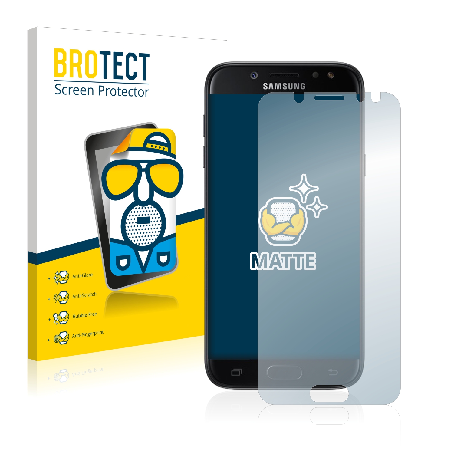 2x BROTECT Entspiegelungs-Folie pro Samsung Galaxy J5 Pro 2017