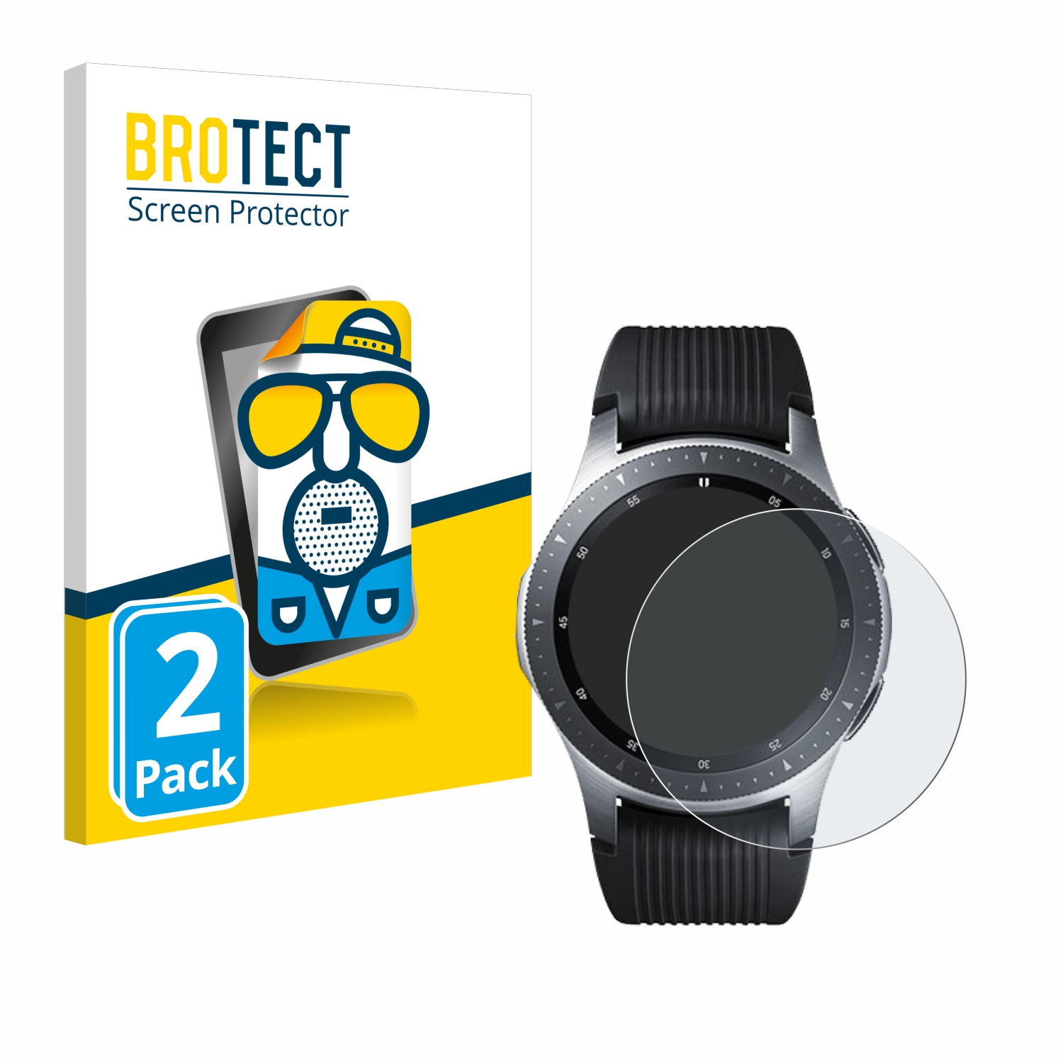 2x BROTECT Entspiegelungs-Folie pro Samsung Galaxy Watch (46 mm)