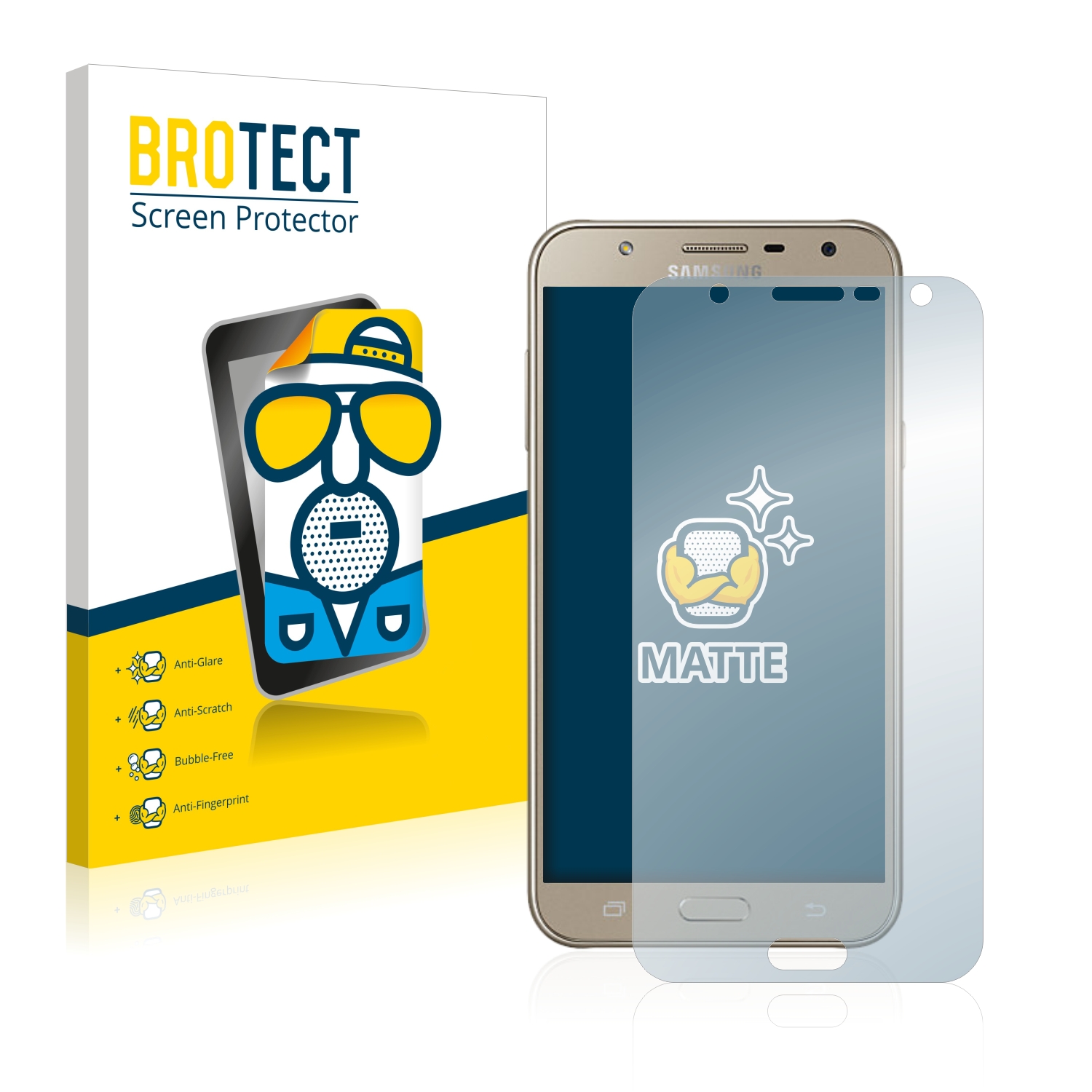 2x BROTECT Entspiegelungs-Folie pro Samsung Galaxy J7 Core