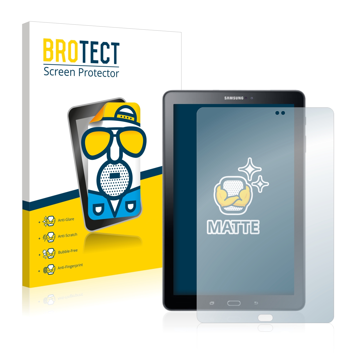 2x BROTECT Entspiegelungs-Folie pro Samsung Galaxy Tab A 10.1 2018 SM-P580
