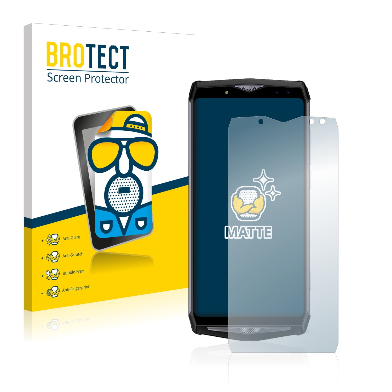 2x BROTECT Entspiegelungs-Folie pro Ulefone Power 5