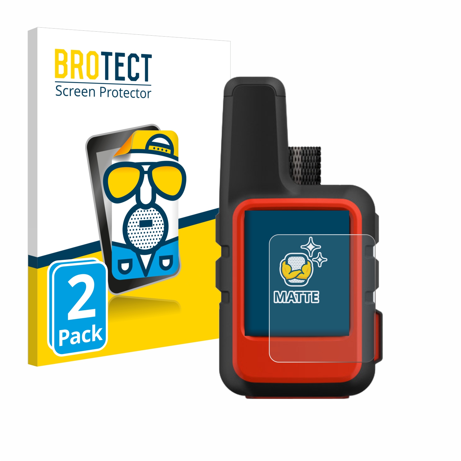 2x BROTECT Entspiegelungs-Folie pro Garmin inReach Mini