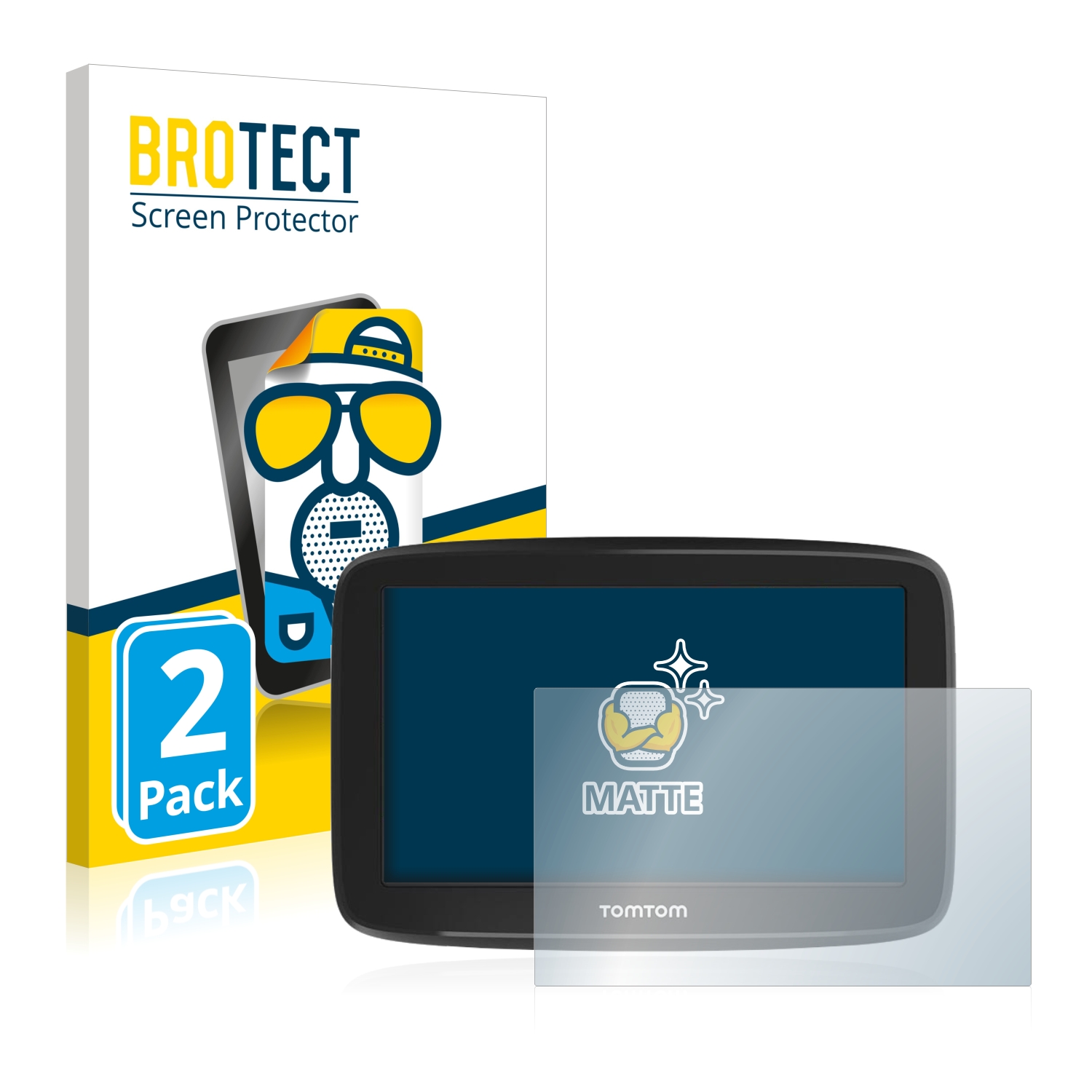 2x BROTECT Entspiegelungs-Folie pro TomTom GO Basic (6)