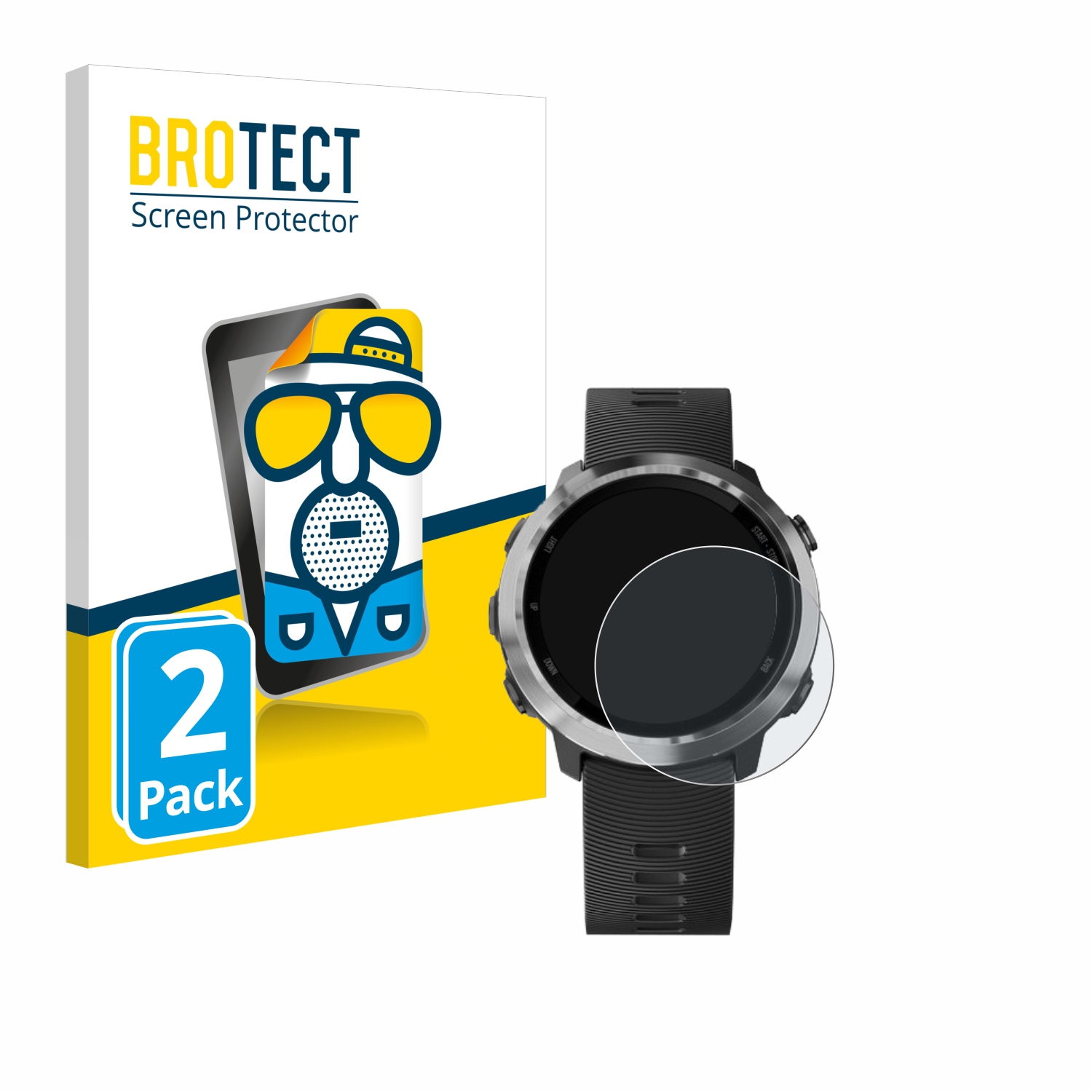 2x BROTECT Entspiegelungs-Folie pro Garmin Forerunner 645 Music