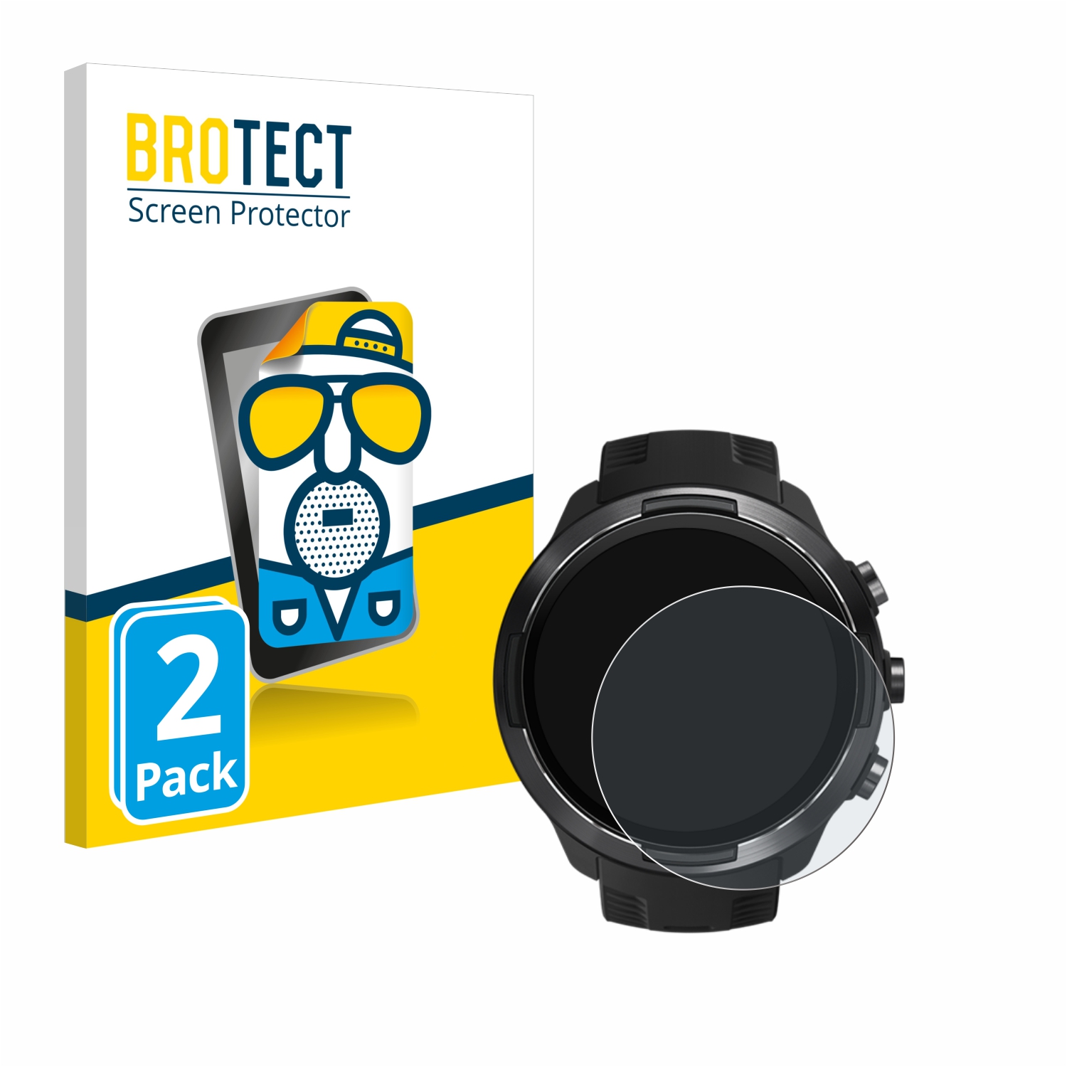 2x BROTECT Entspiegelungs-Folie pro Suunto 9