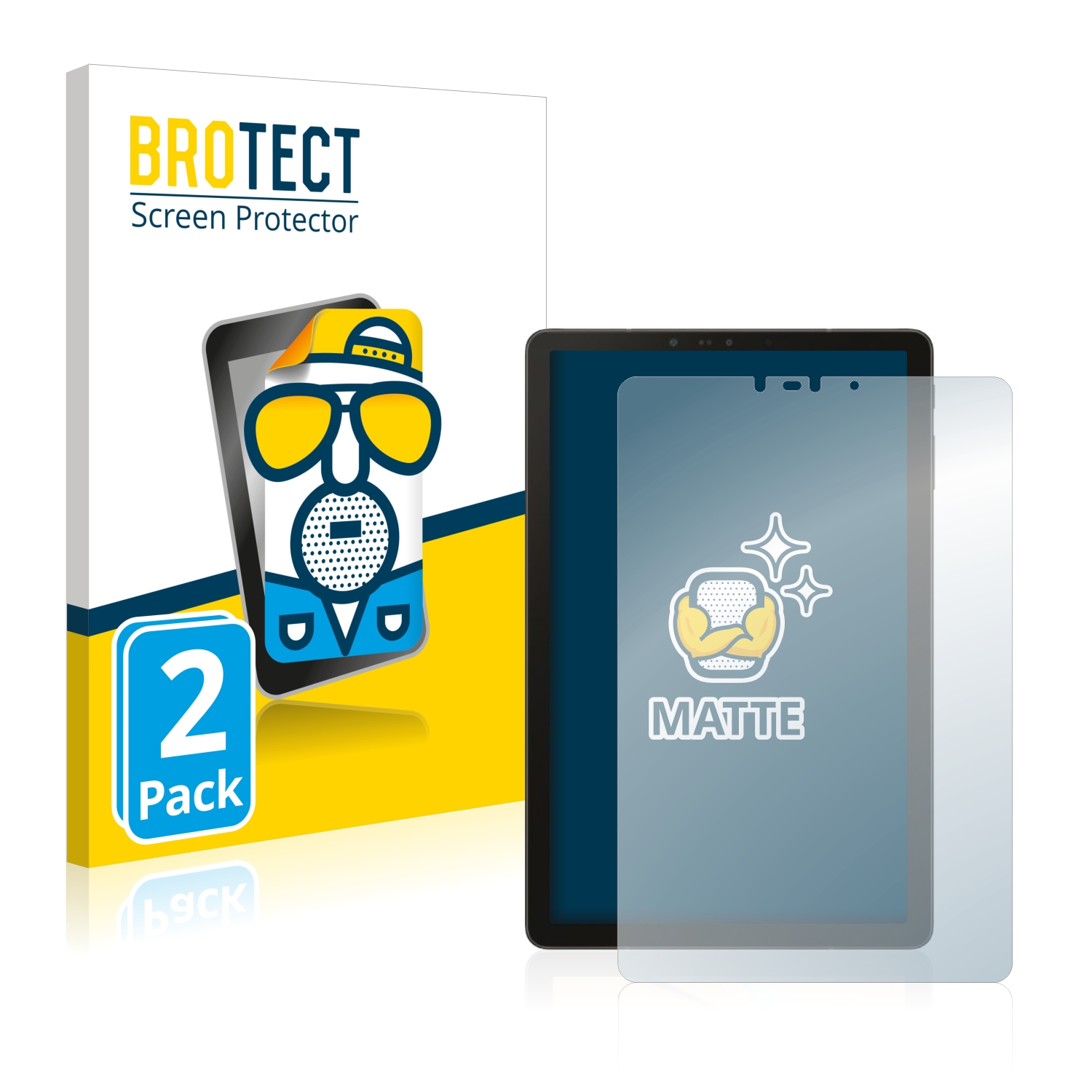 2x BROTECT Entspiegelungs-Folie pro Samsung Galaxy Tab S4 10.5