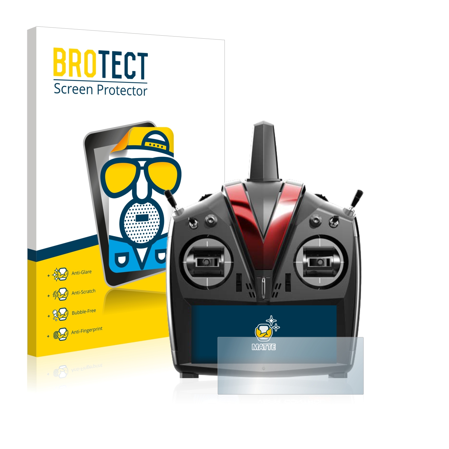 2x BROTECT Entspiegelungs-Folie pro VBar Control Touch