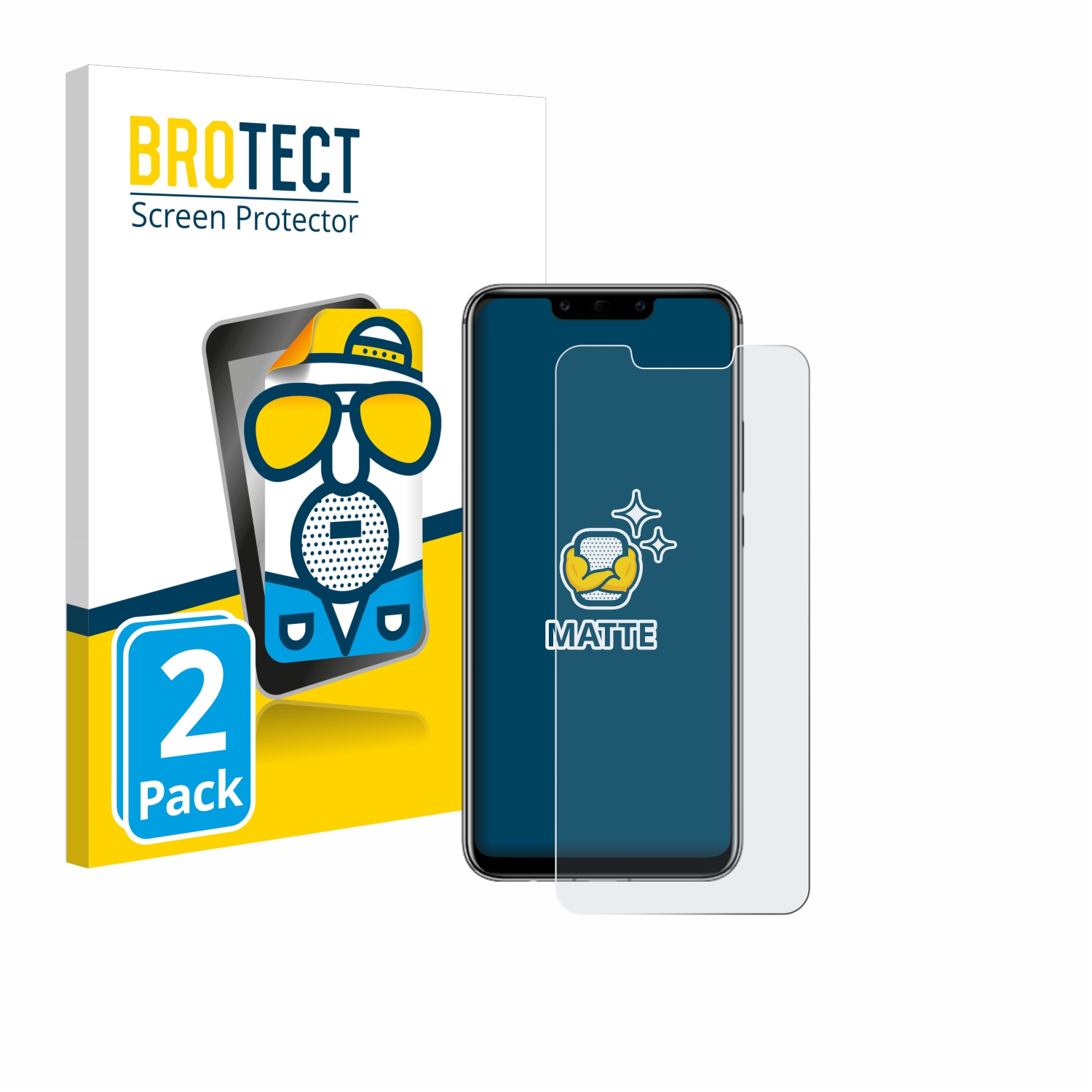 2x BROTECT Entspiegelungs-Folie pro Huawei Mate 20 lite