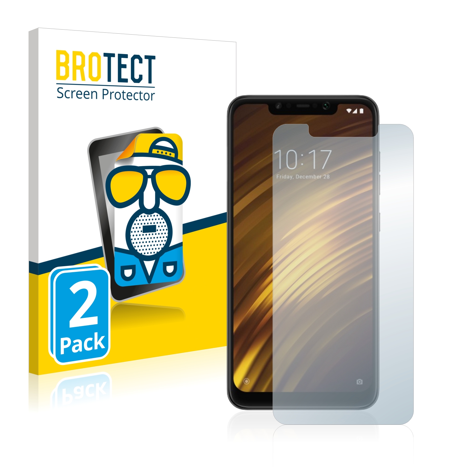 2x BROTECT Entspiegelungs-Folie pro Xiaomi Pocophone F1