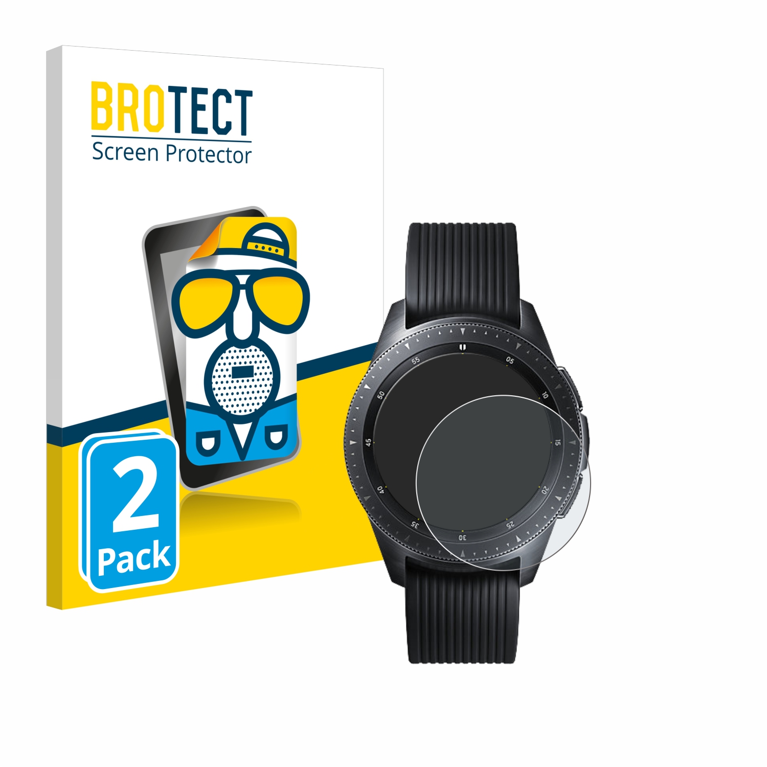 2x BROTECT Entspiegelungs-Folie pro Samsung Galaxy Watch (42 mm)