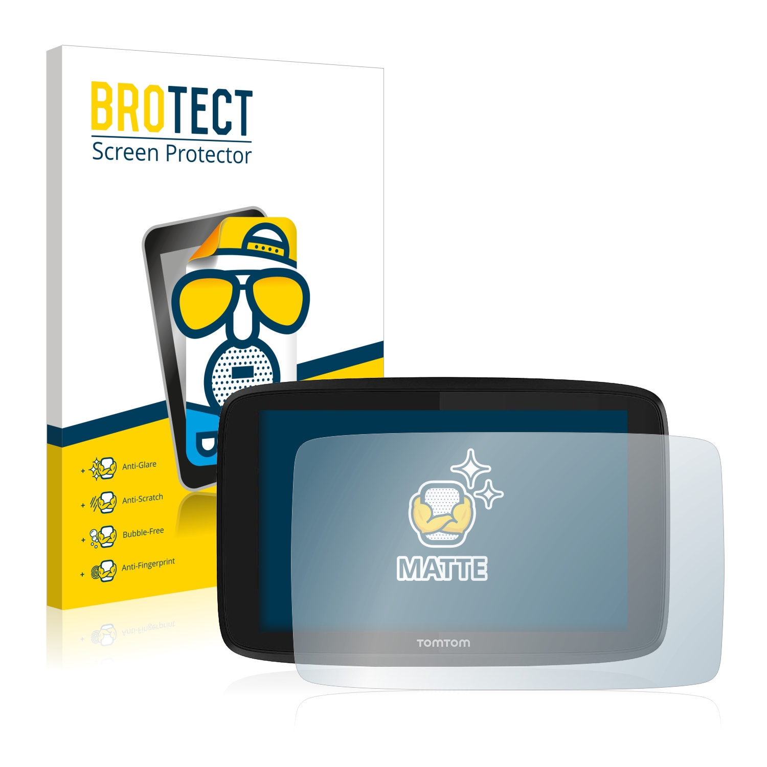 2x BROTECT Entspiegelungs-Folie pro TomTom GO Essential 6
