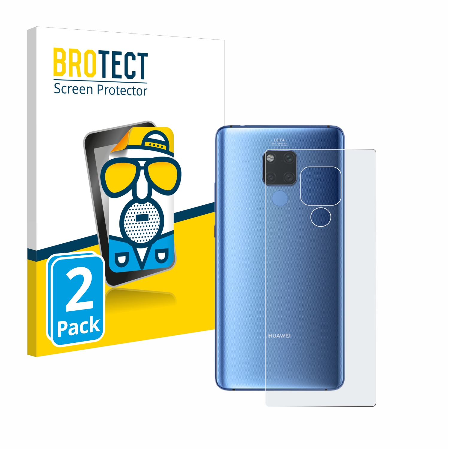 2x BROTECT Entspiegelungs-Folie pro Huawei Mate 20 X (zadní strana)