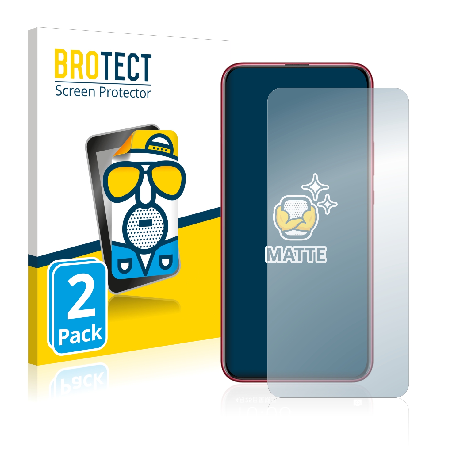 2x BROTECT Entspiegelungs-Folie pro Honor Magic 2