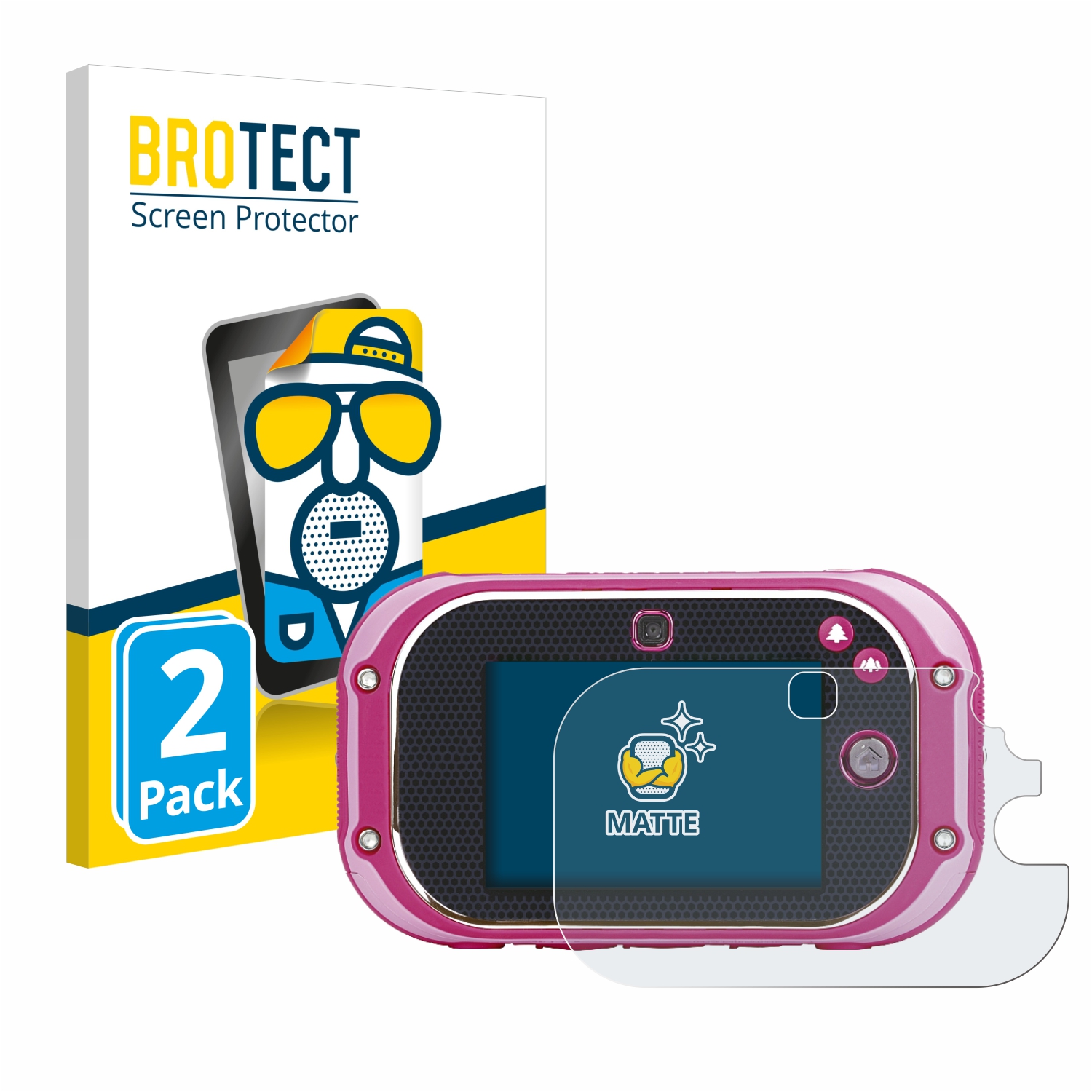 2x BROTECT Entspiegelungs-Folie pro Vtech Kidizoom Touch 5.0 2018