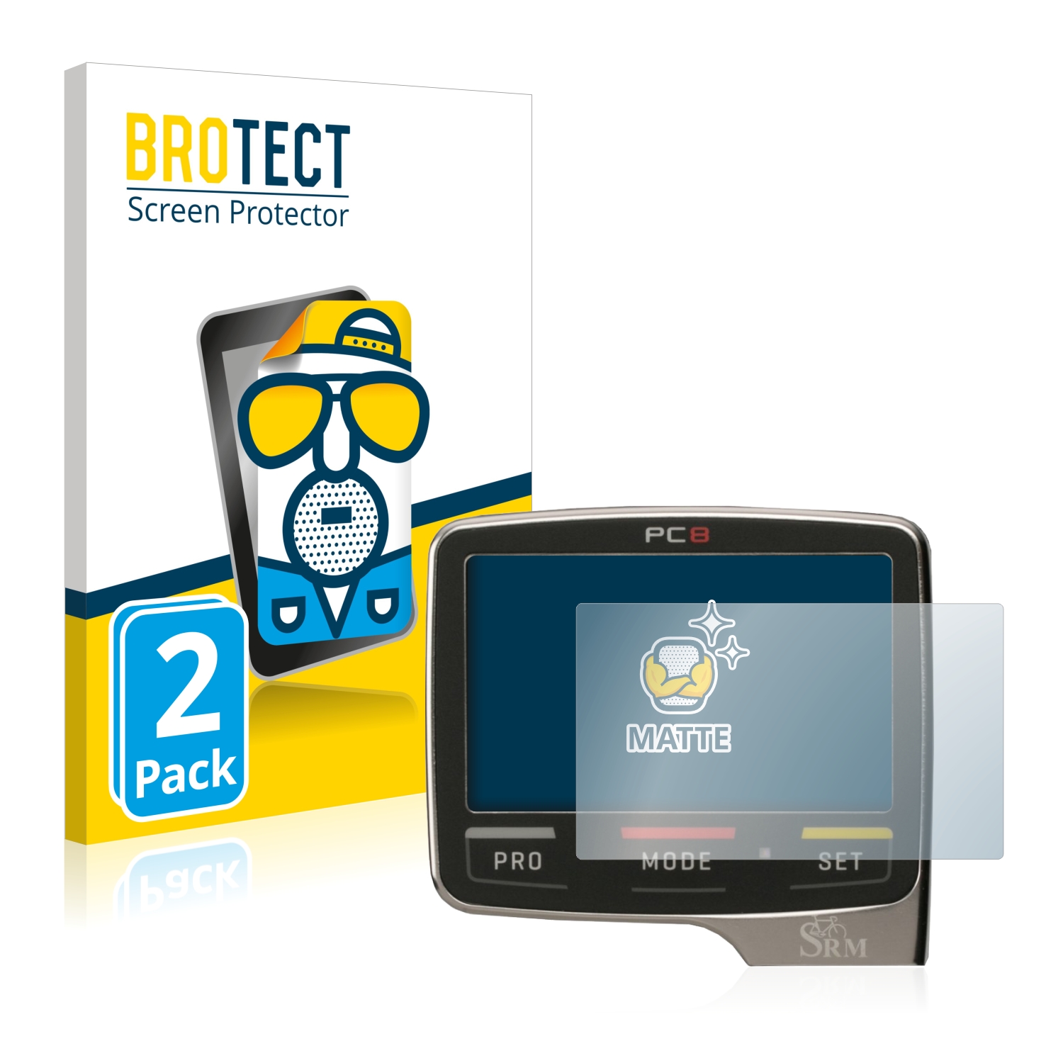 2x BROTECT Entspiegelungs-Folie pro SRM PC8