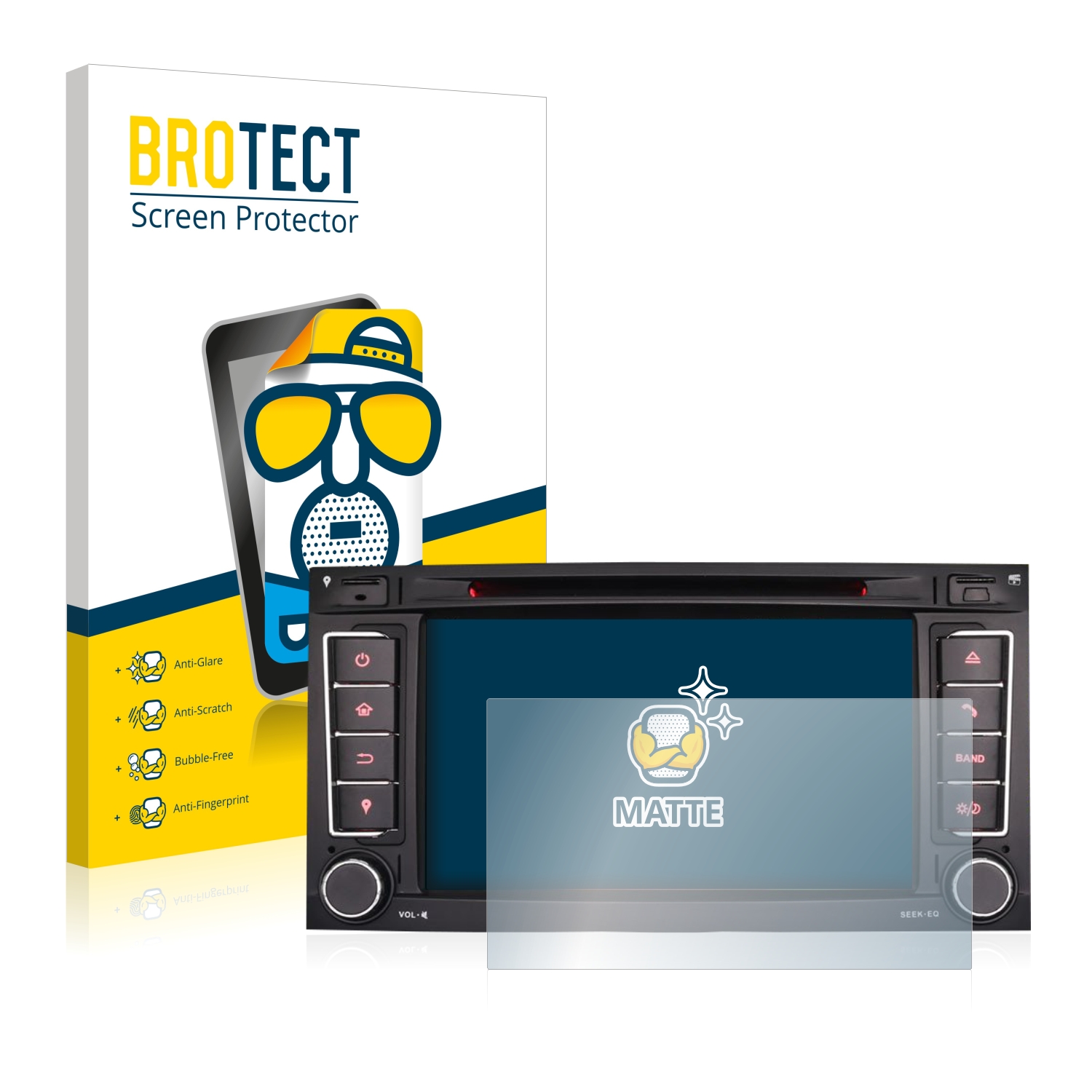 2x BROTECT Entspiegelungs-Folie pro Erisin ES 7856T 7