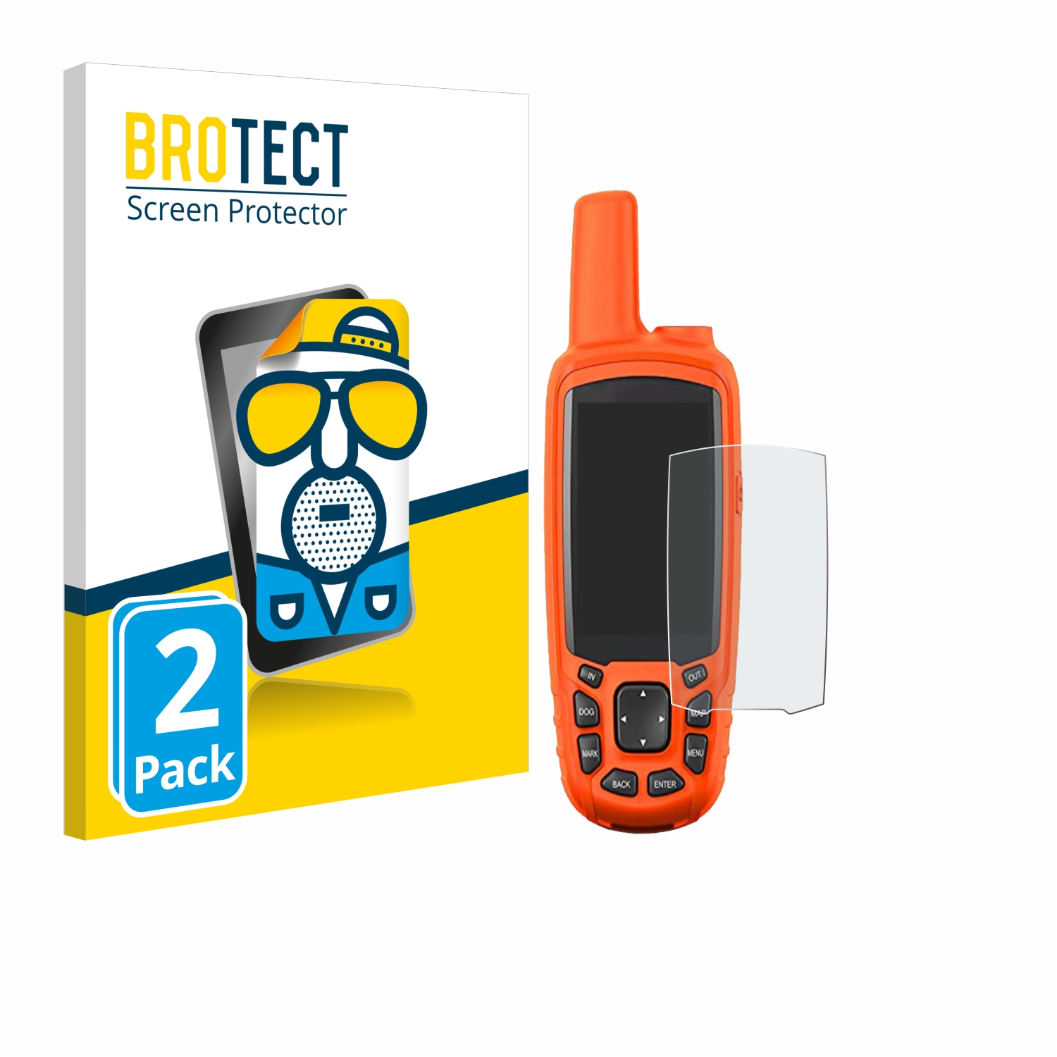 2x BROTECT Entspiegelungs-Folie pro Garmin Astro 430