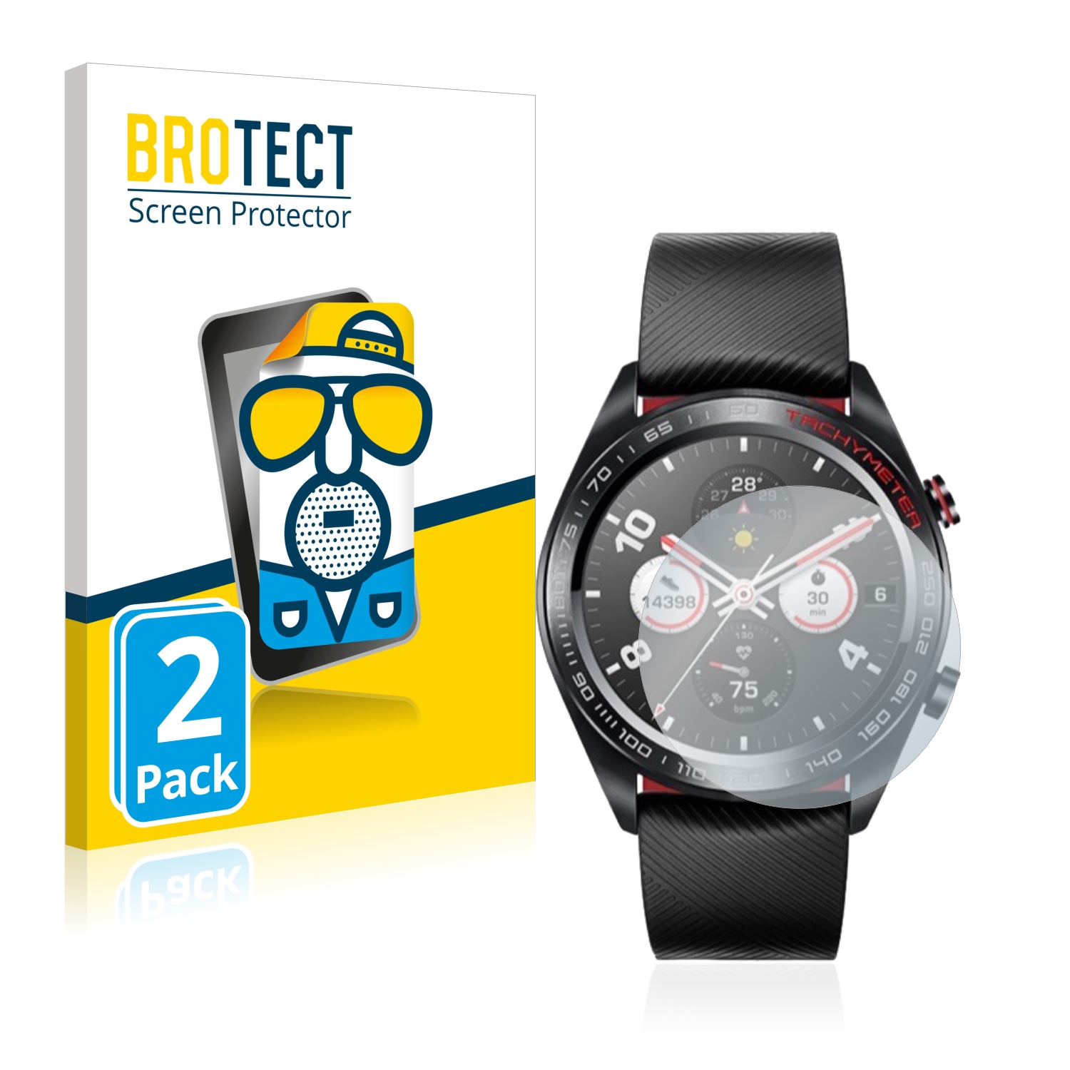 2x BROTECT Entspiegelungs-Folie pro Honor Watch Magic