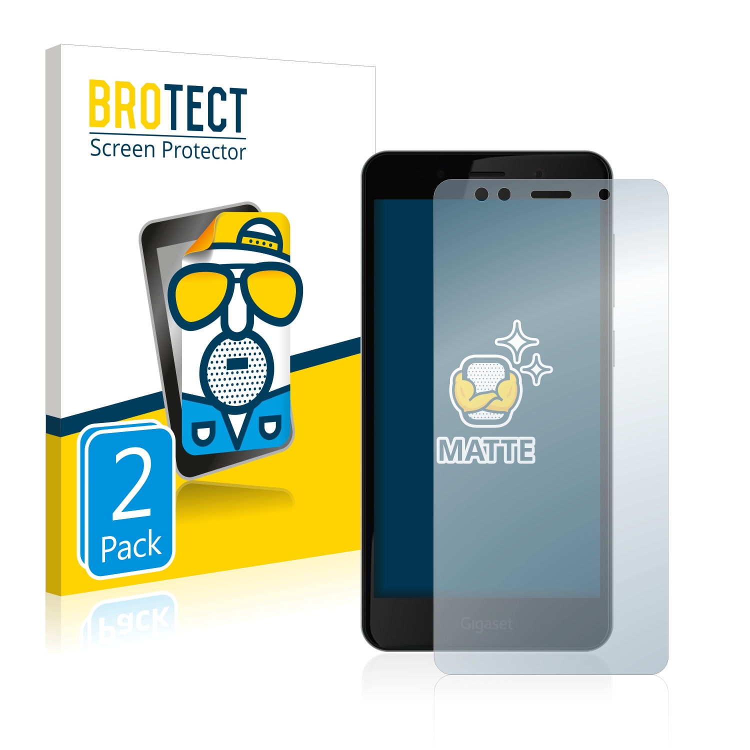 2x BROTECT Entspiegelungs-Folie pro Gigaset GS180