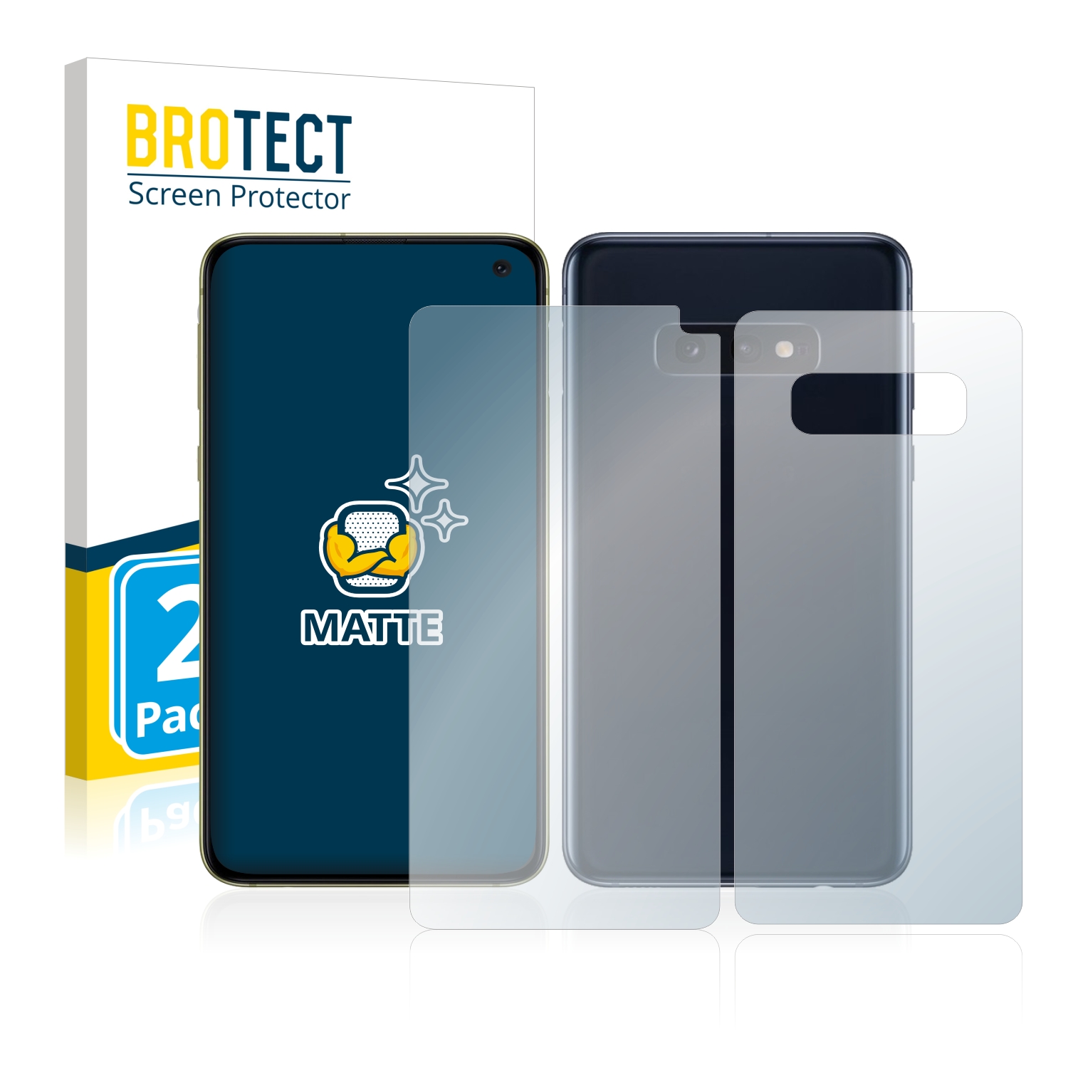 2x BROTECT Entspiegelungs-Folie pro Samsung Galaxy S10e (displej+zadní strana)