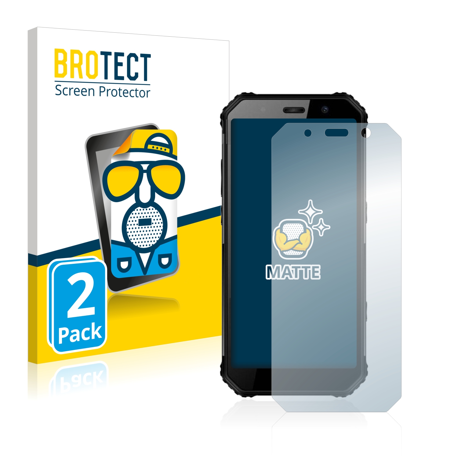 2x BROTECT Entspiegelungs-Folie pro AGM A9