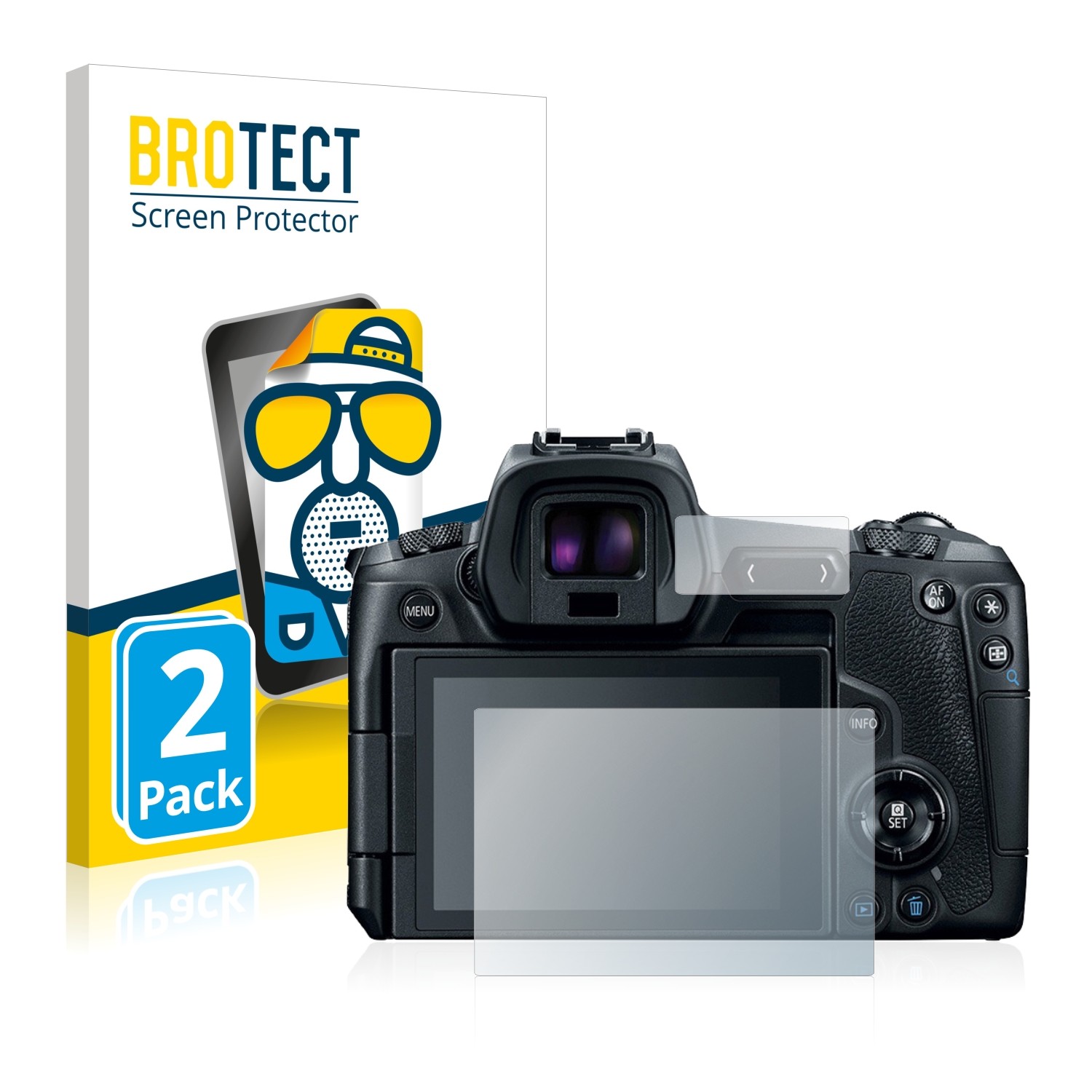 2x BROTECT Entspiegelungs-Folie pro Canon EOS R