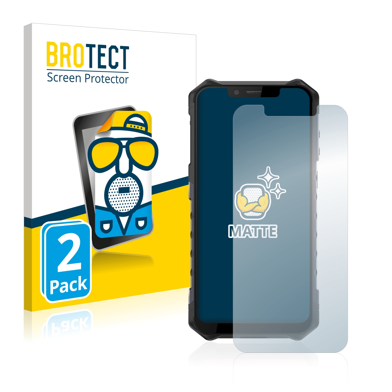 2x BROTECT Entspiegelungs-Folie pro Ulefone Armor 6